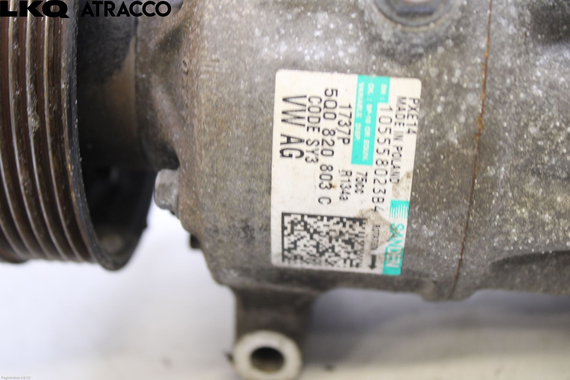 Volkswagen VW GOLF / E-GOLF VII 13-20 Varme Ac Kompressor