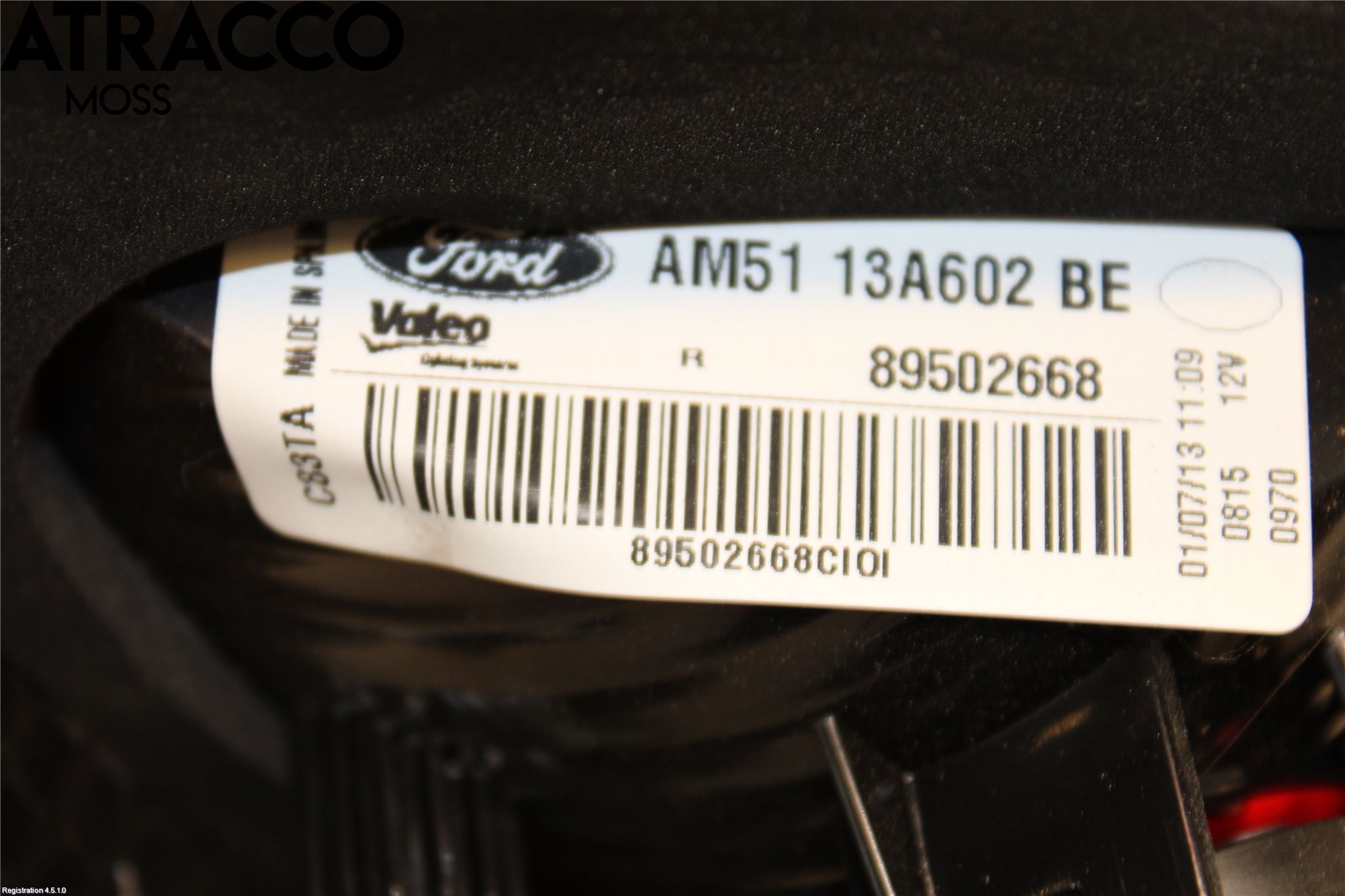 Ford GRAND C-MAX  11-14 Baklykt Høyre  På Luke(Indre)