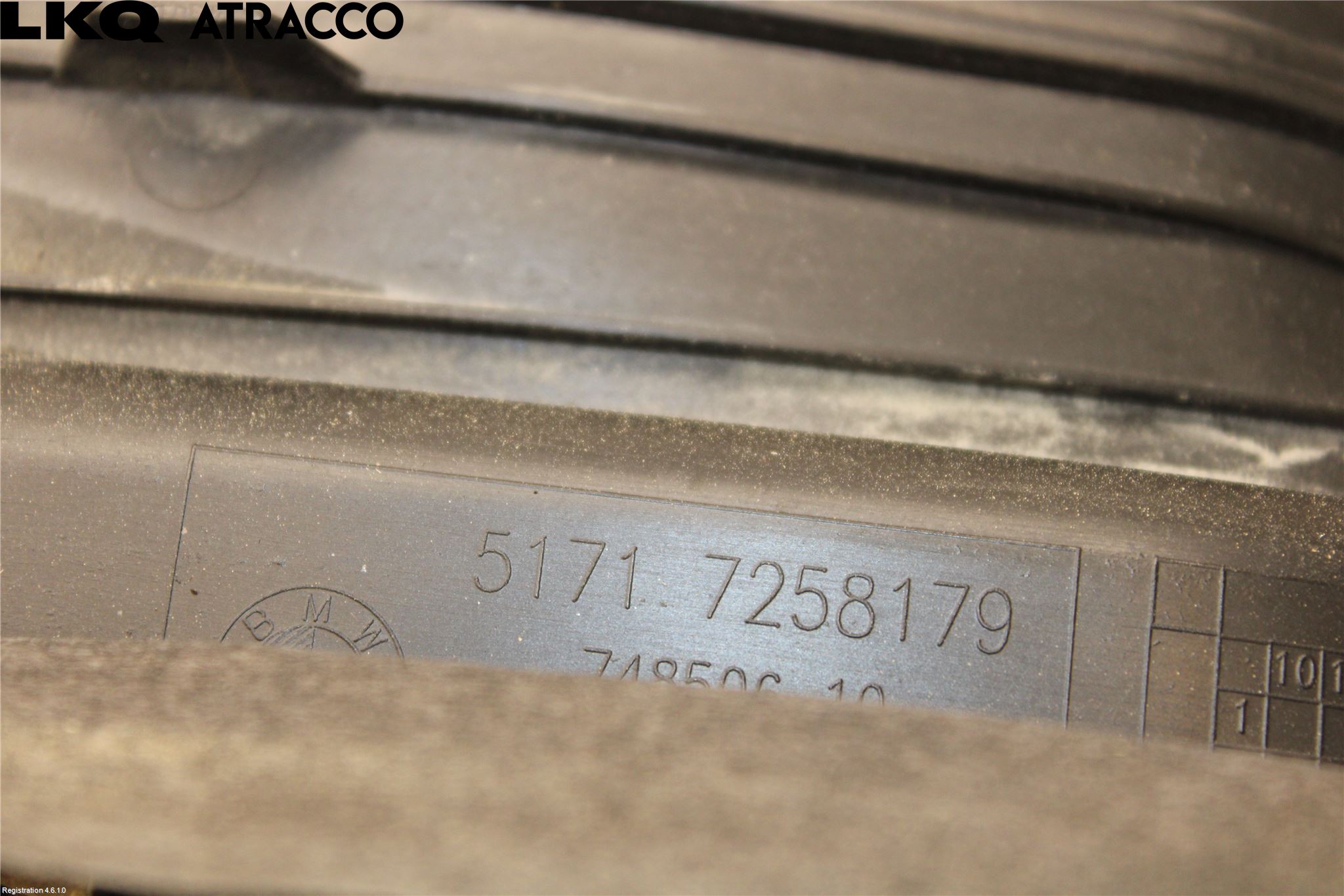 BMW 3 F30/F31/F80 12-19 Visker Deksel-Grill-Under Frr