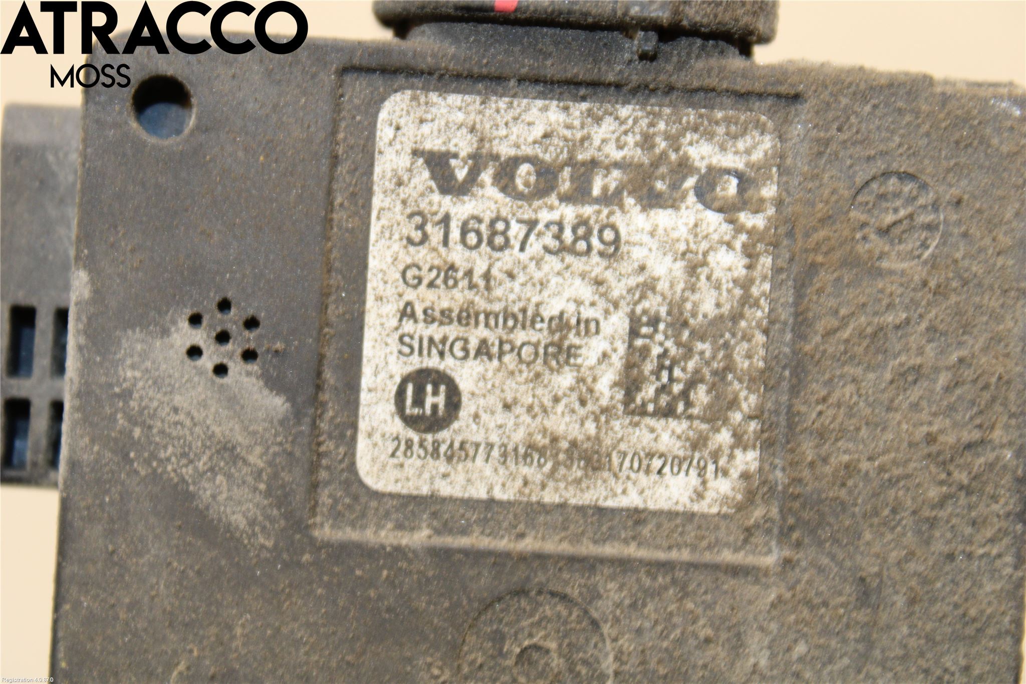 Volvo S90 17->> Sensor Kollisjonsbeskyttelse