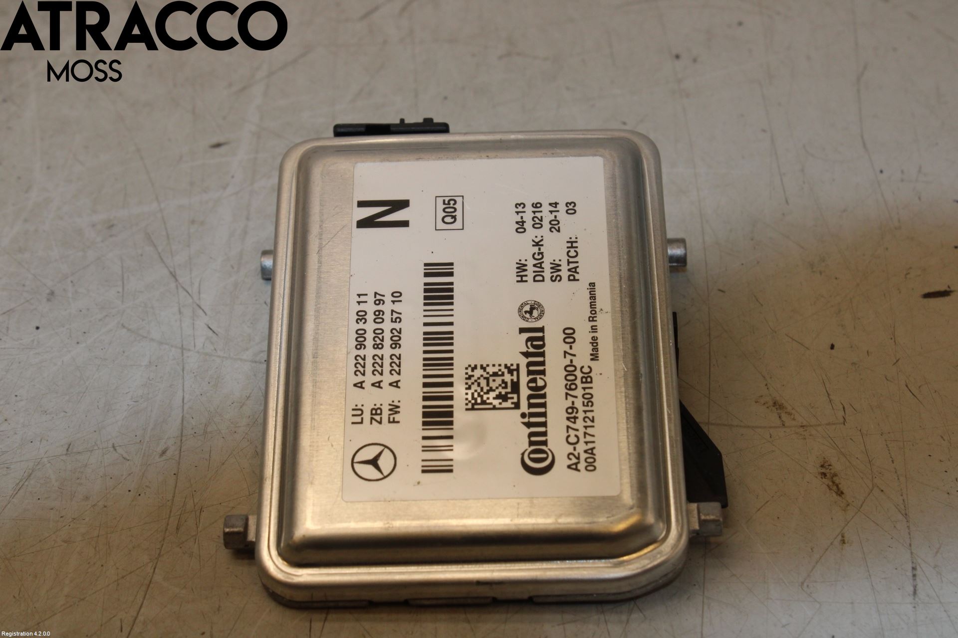 Mercedes-Benz MB C-KLASS (W205) 14-21 Parkeringshjelp Kamera