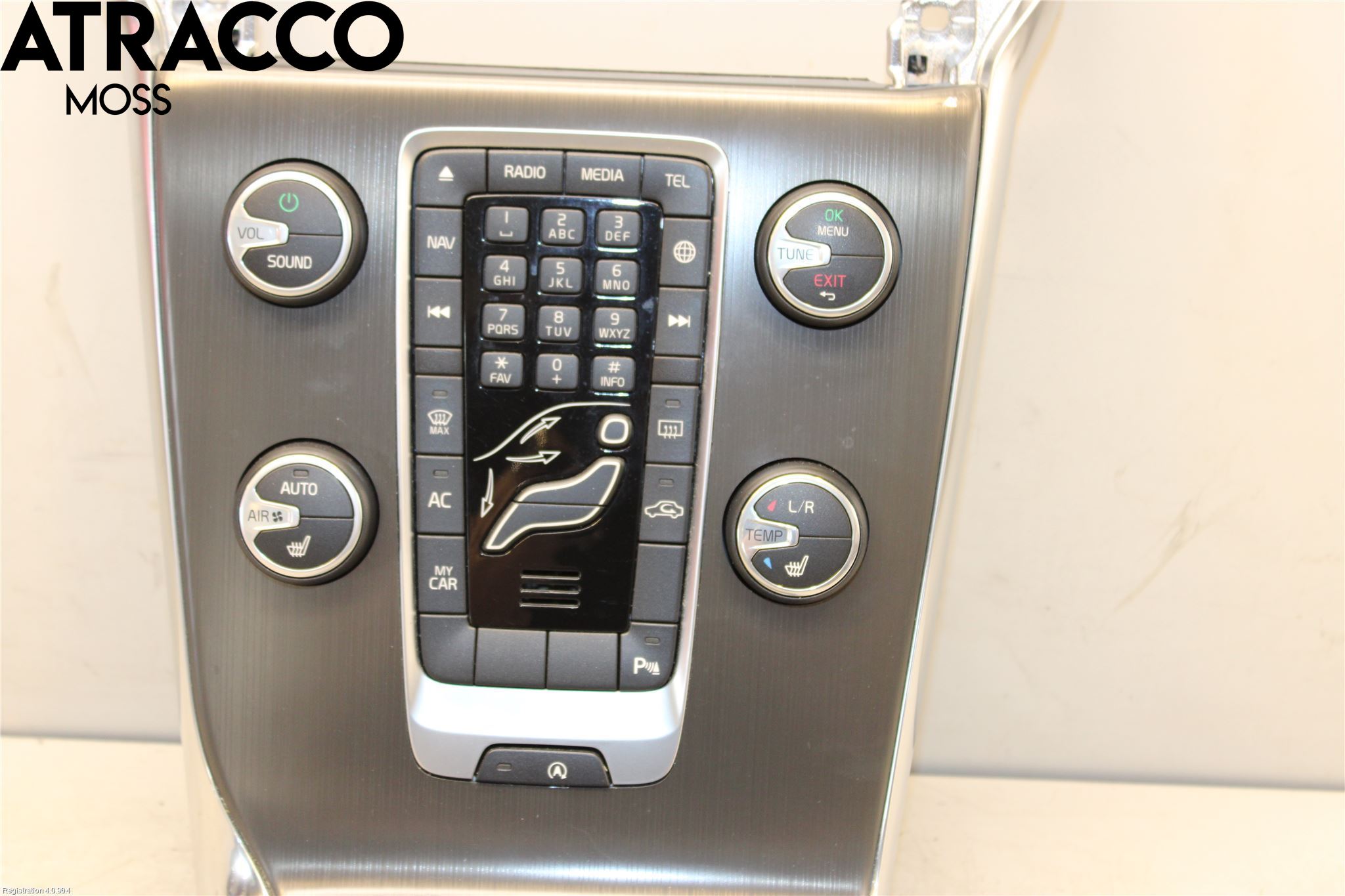 Volvo V40 12-19 Varme Ac Betjening-Display