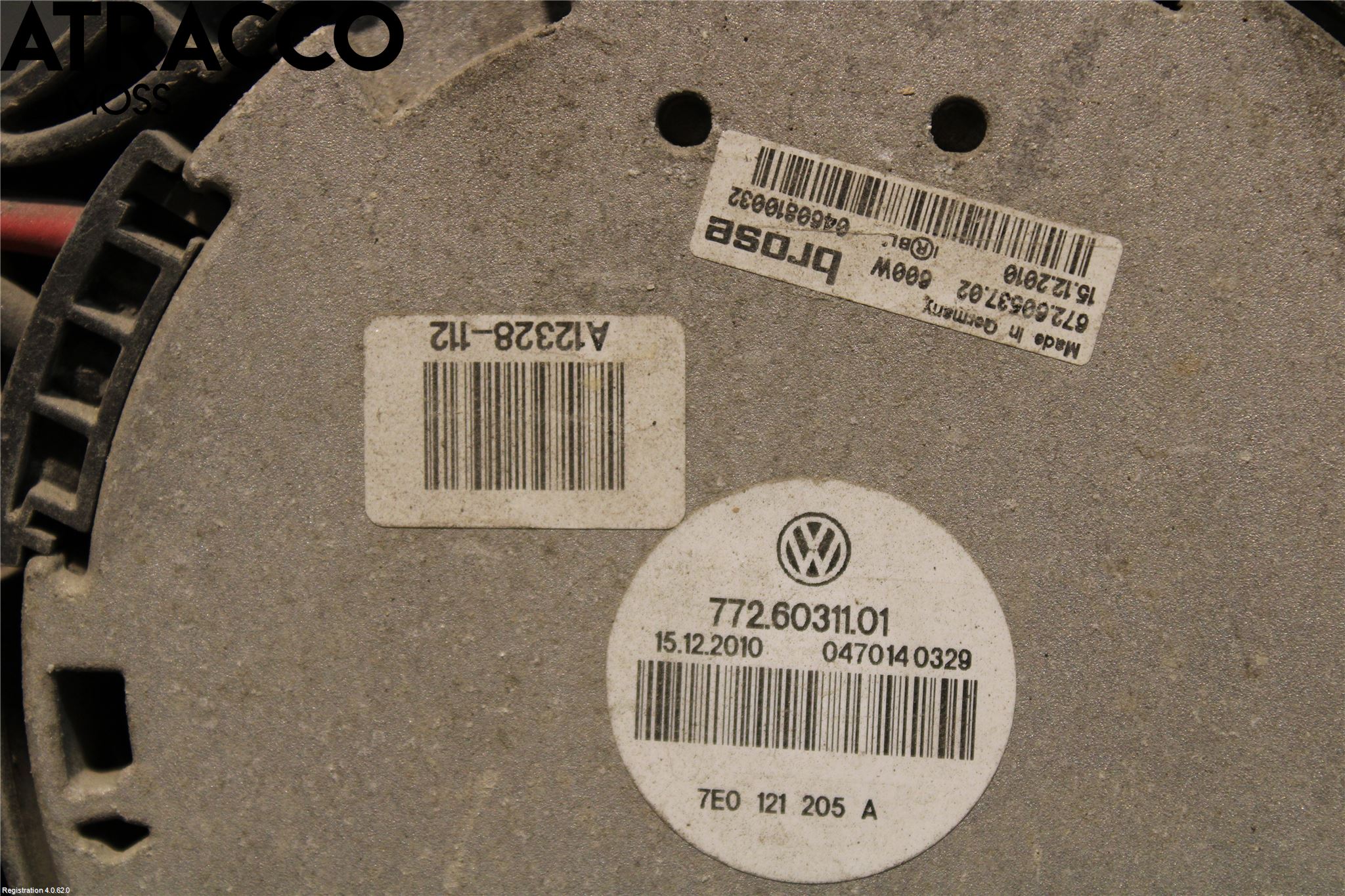 Volkswagen VW TRANSP/CARAVELLE (T5) 04-15 Kjølevifte Elektrisk