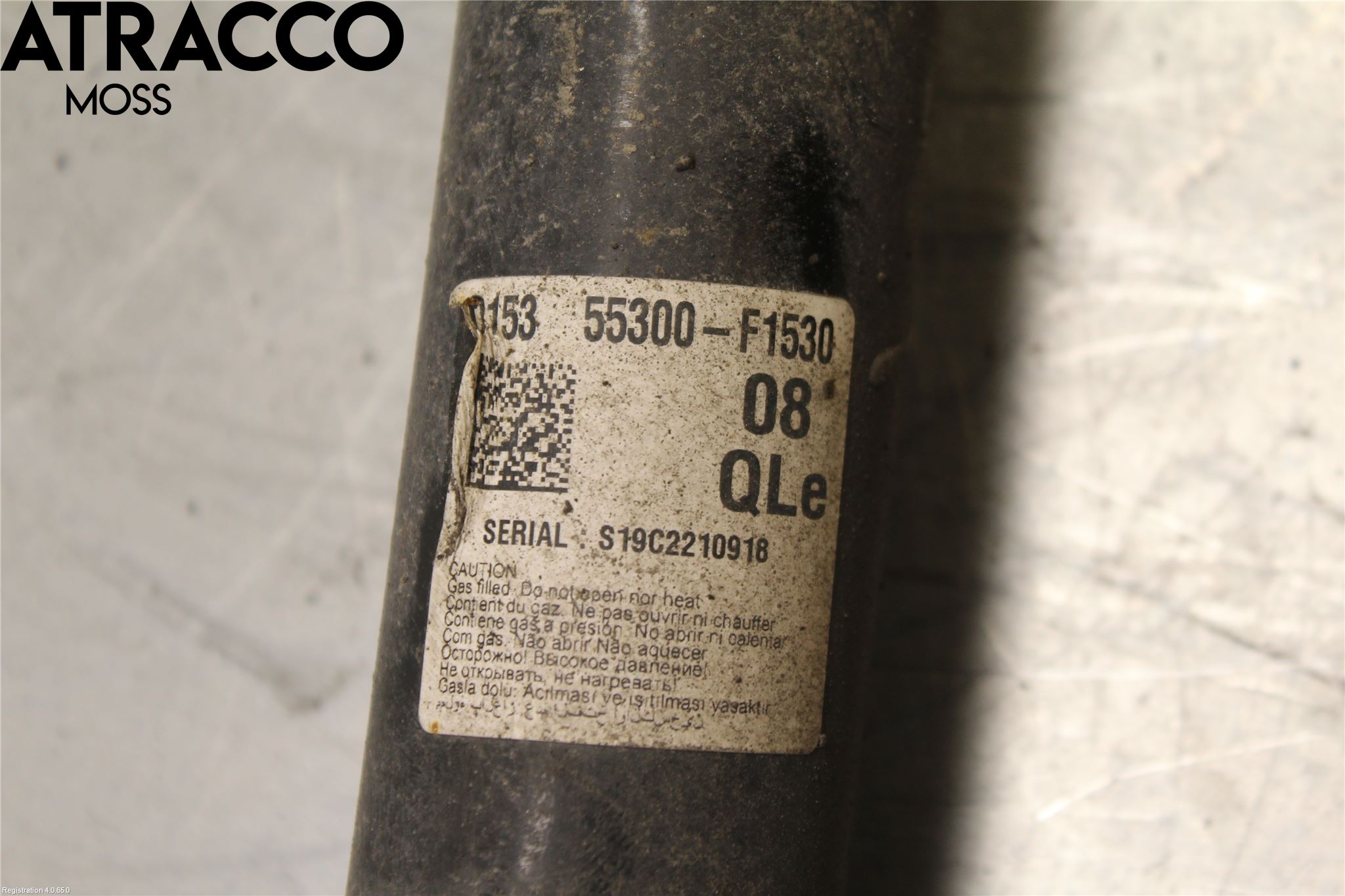 Kia SPORTAGE (QL) 16-21 Støtdemper Bak