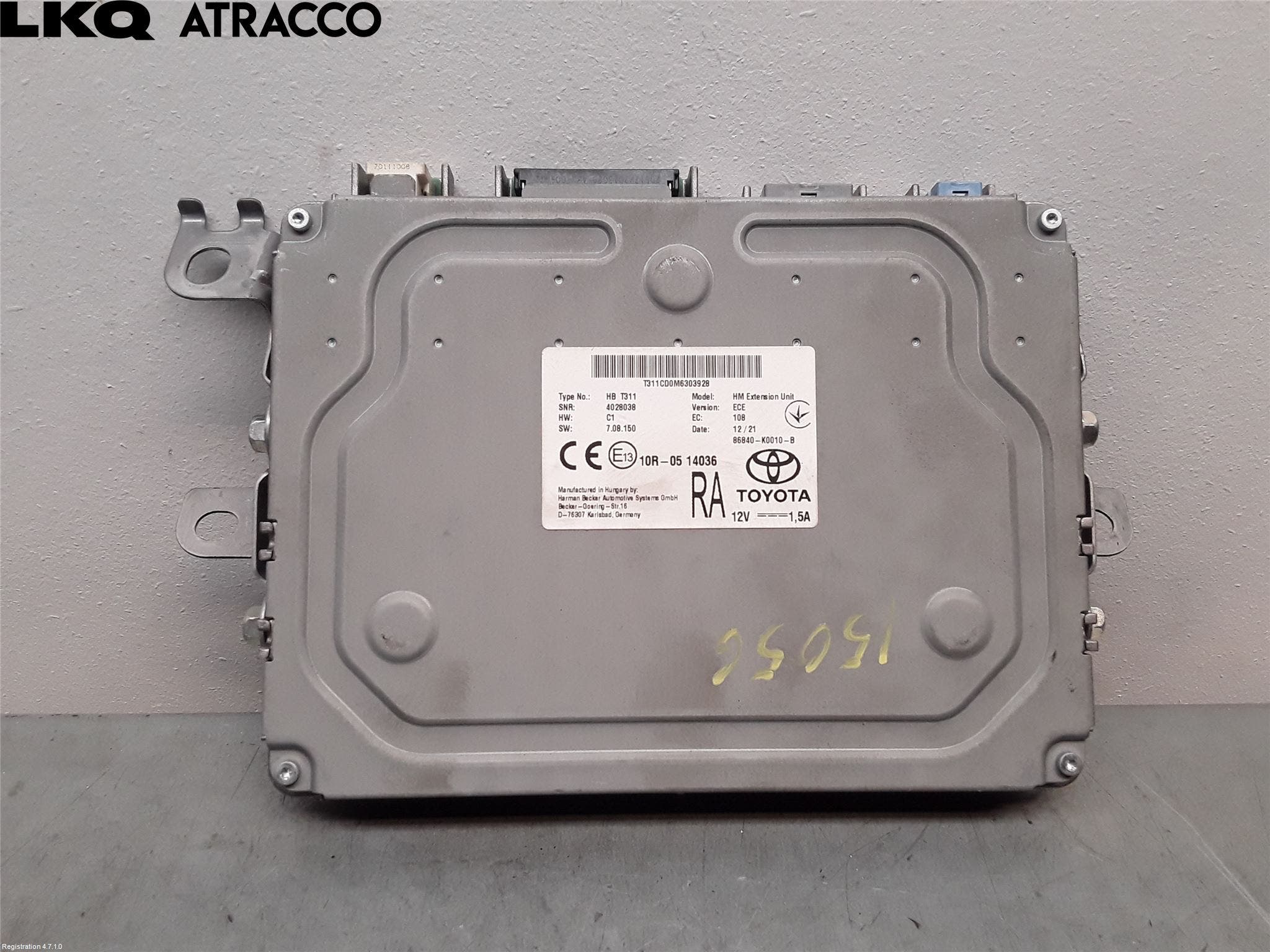 Toyota COROLLA 19- Styreenhet Øvrig