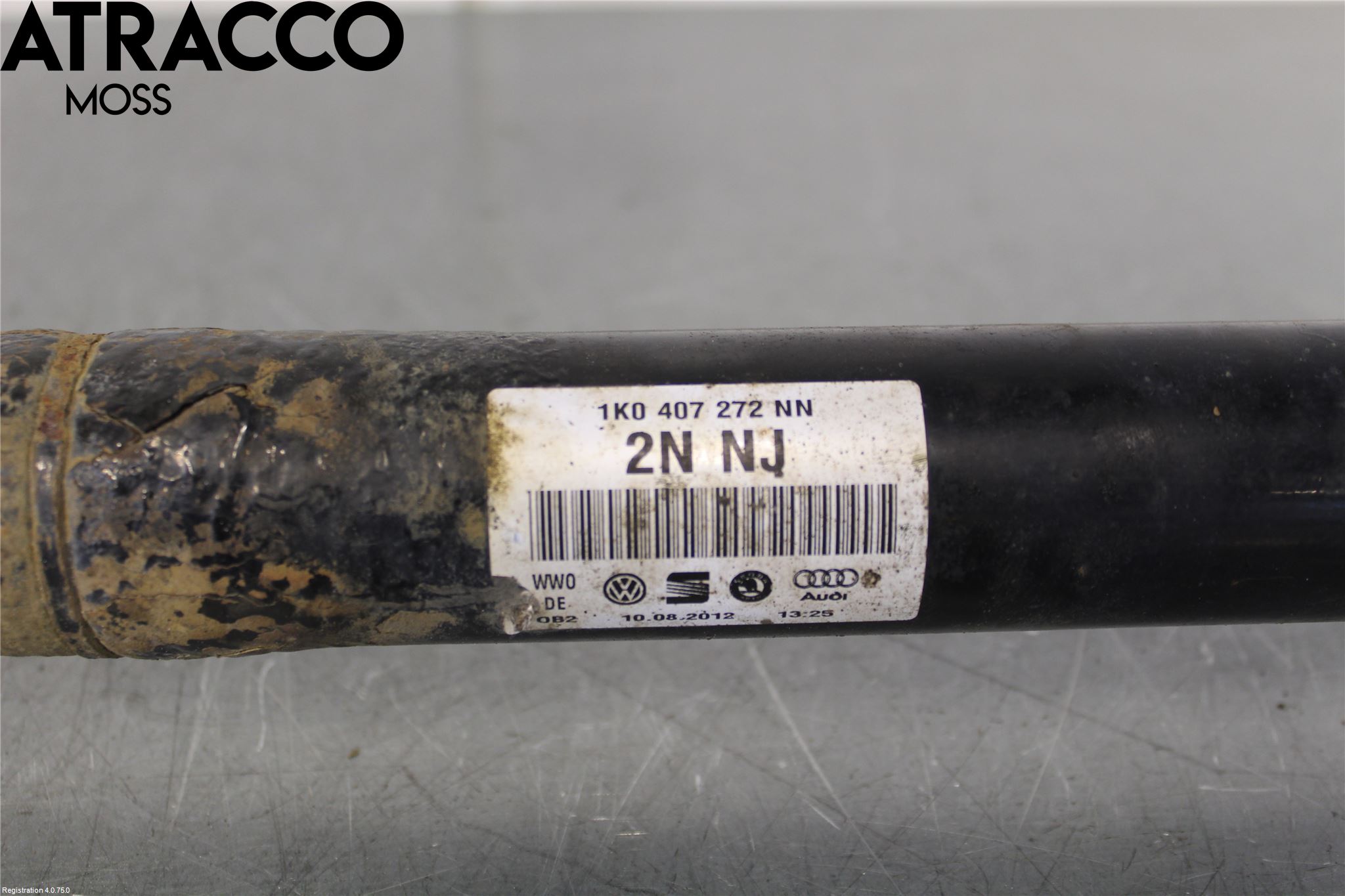 Volkswagen VW GOLF VI 09-13 Drivaksel Foran Kompl Høyre