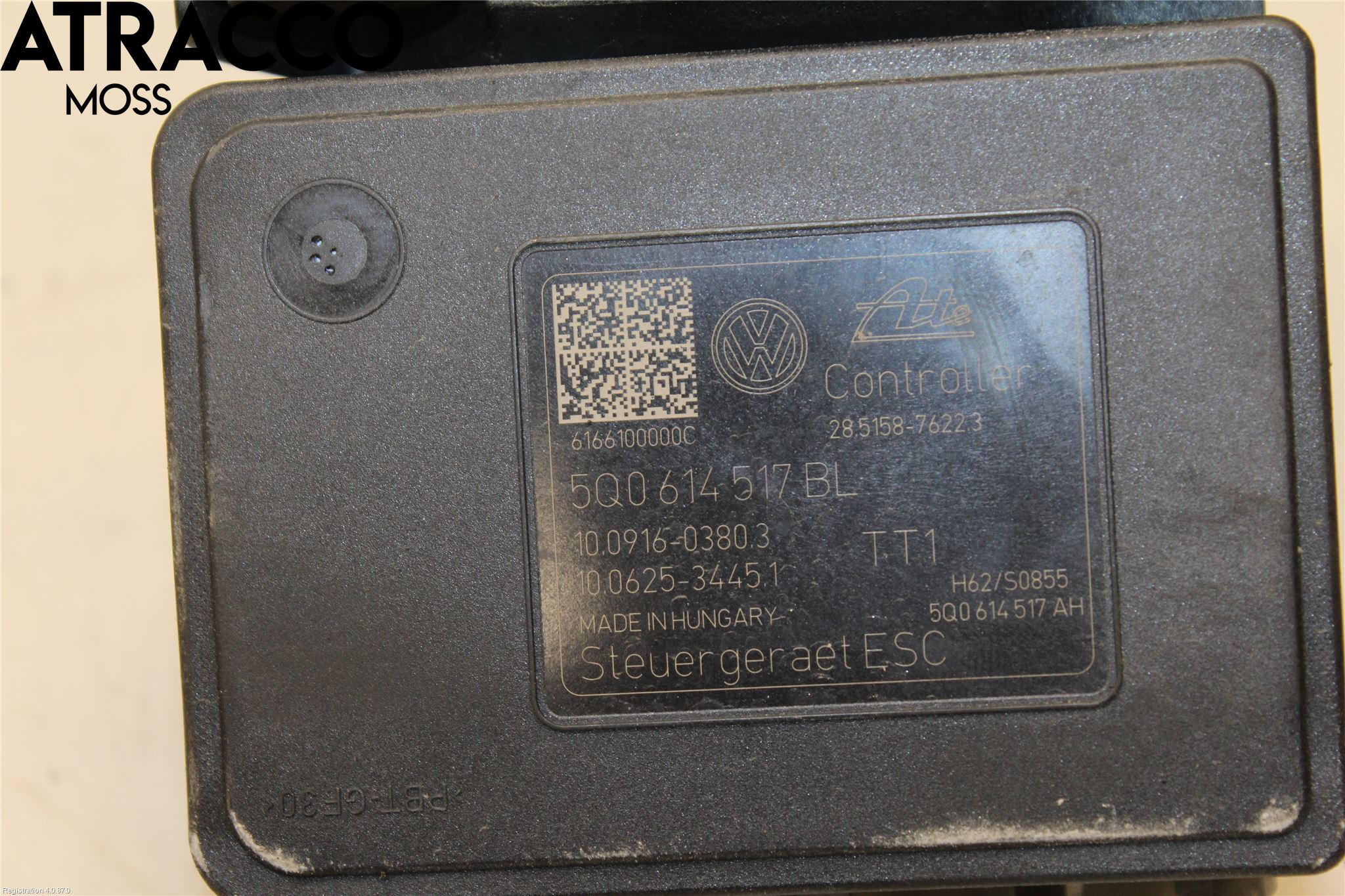 Volkswagen VW GOLF / E-GOLF VII 13-20 Abs Hydraulikkaggregat