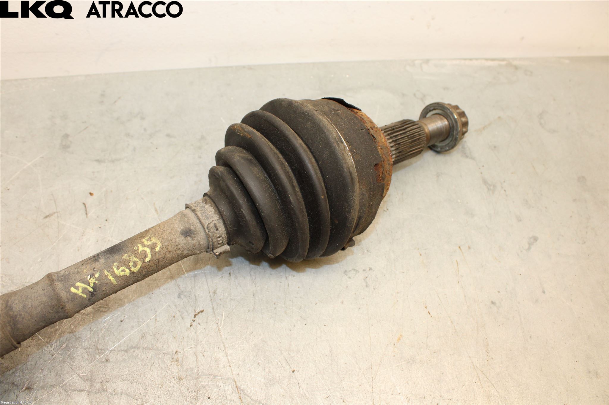 Porsche CAYENNE 03- Drivaksel Foran Kompl Høyre