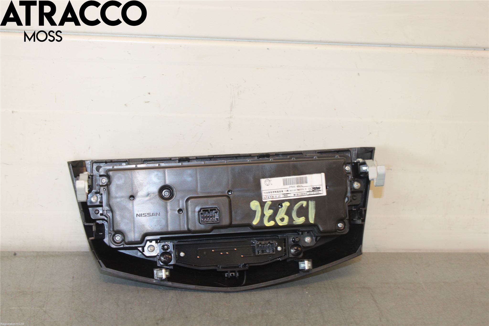 Nissan QASHQAI 14-17 Varme Ac Betjening-Display