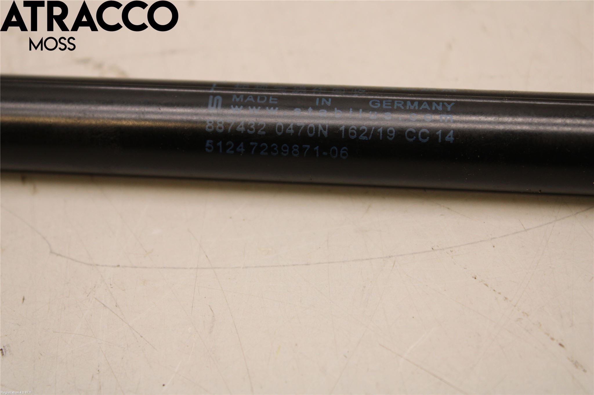 BMW 1 F20/F21 11-19 Bakluke Demper-Gassfjær