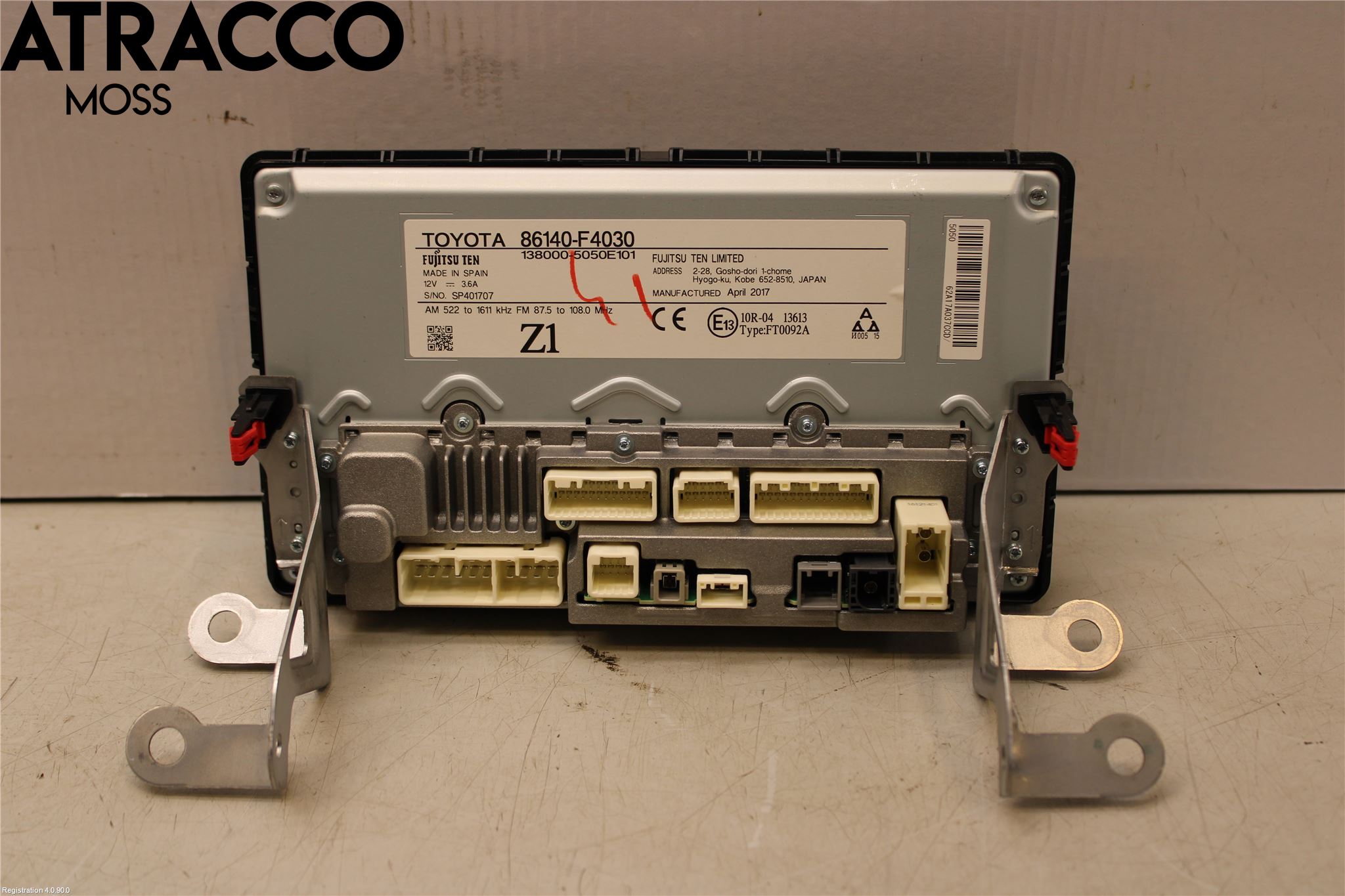 Toyota C-HR 16-23 Multifunktionsdisplay