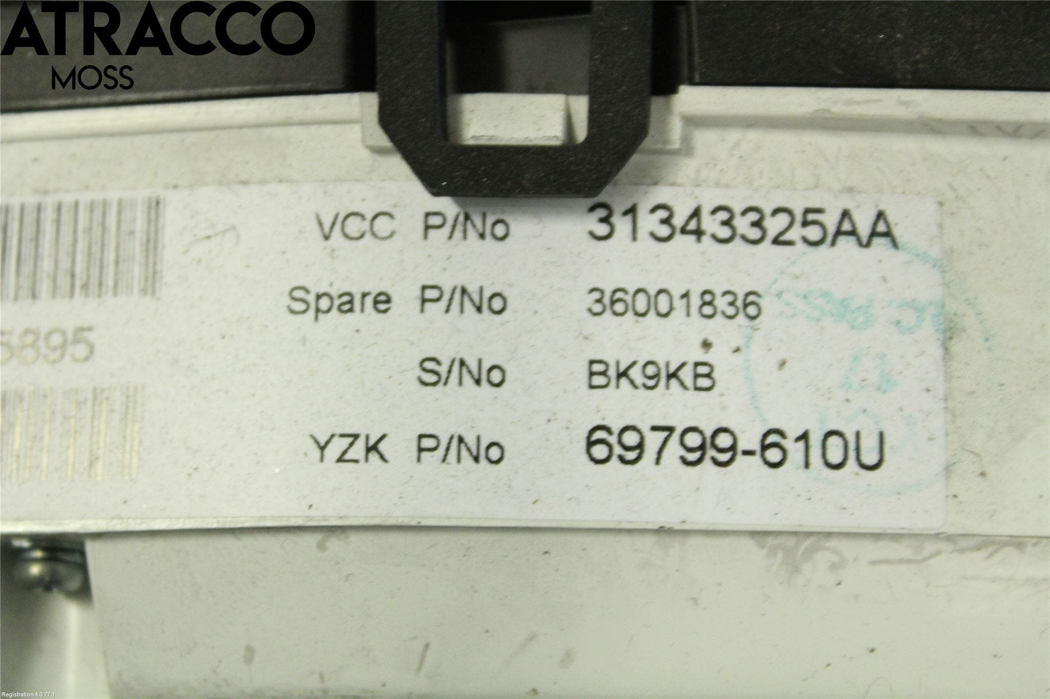 Volvo XC70 08-13 Instr Kombinert