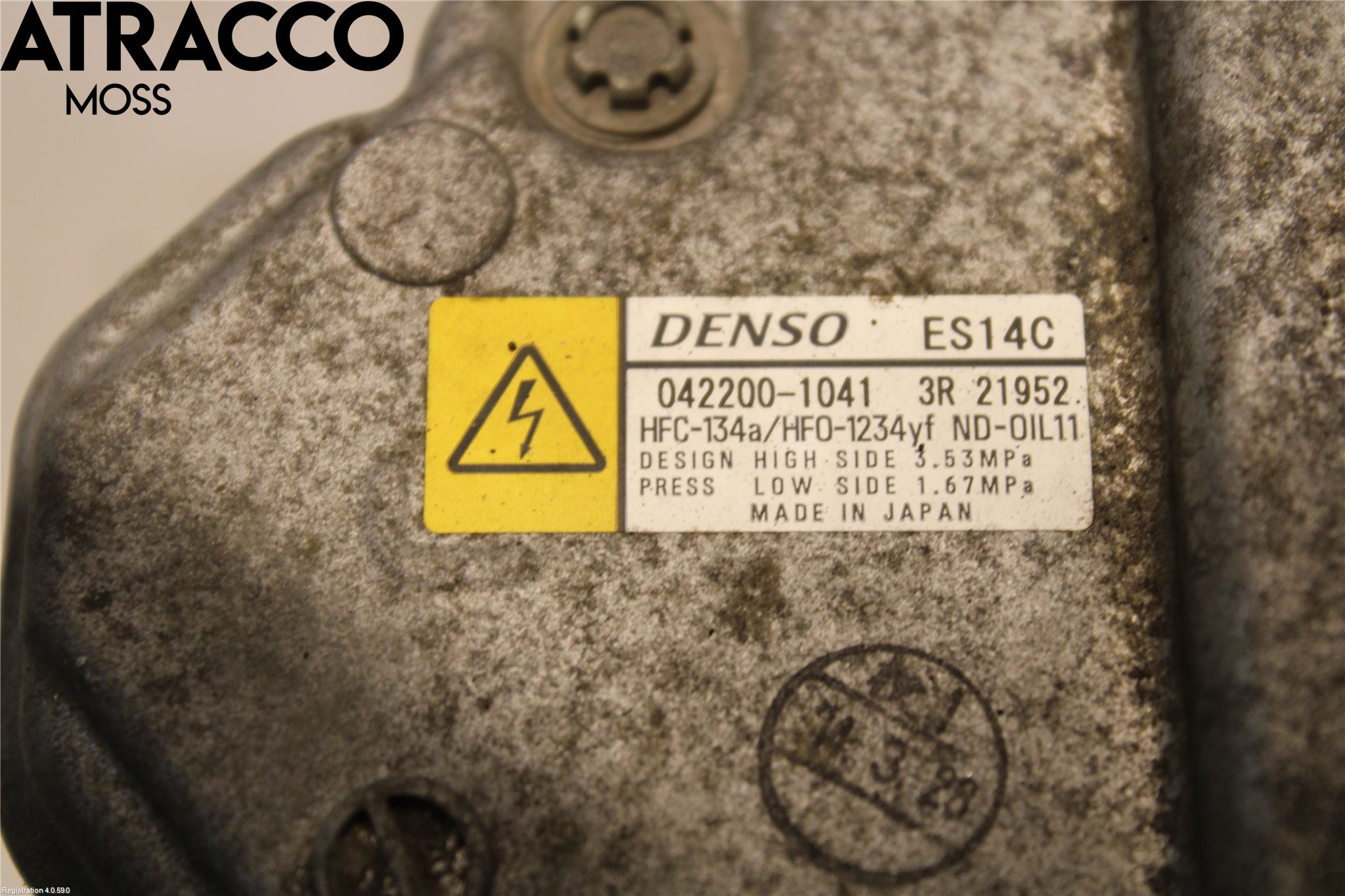 Toyota YARIS XP130 12-14 Varme Ac Kompressor