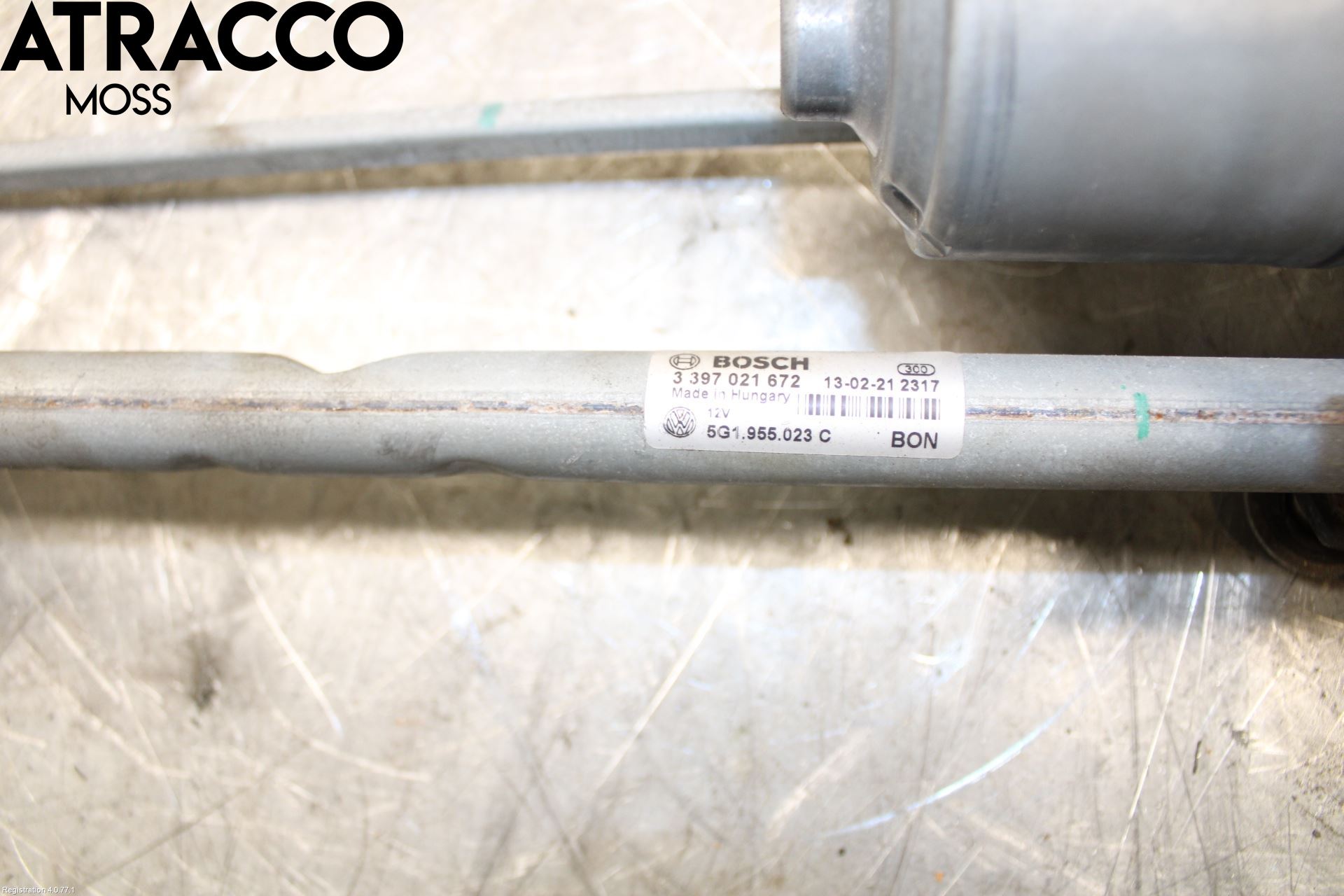 Volkswagen VW GOLF / E-GOLF VII 13-20 Viskermotor Frontrute