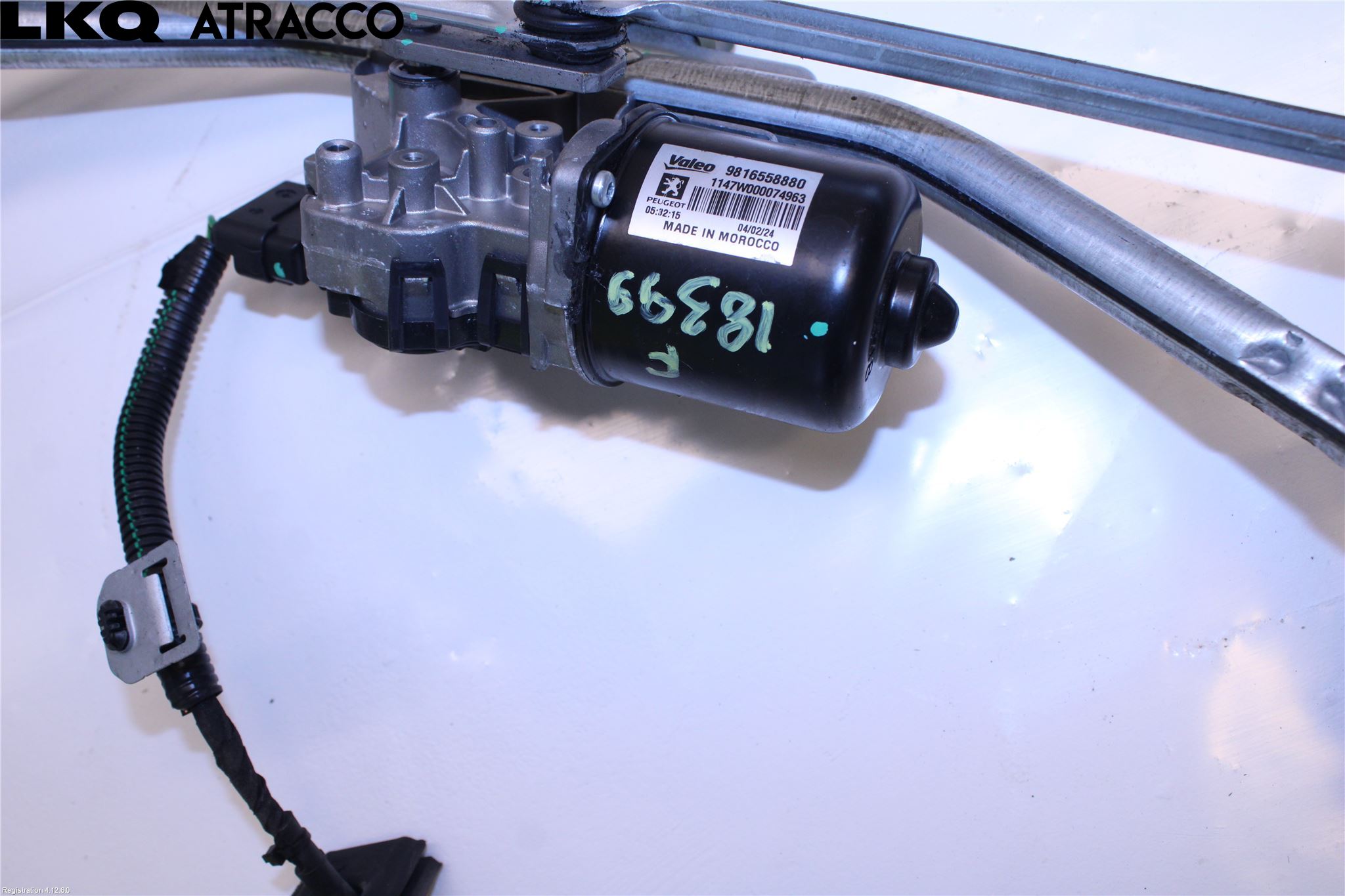 Opel COMBO E 19- Viskermotor Frontrute