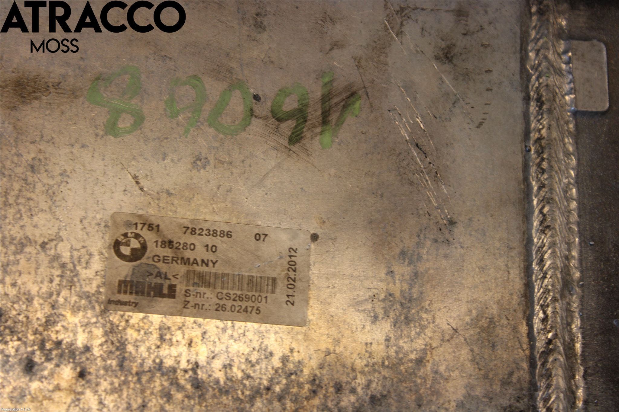 BMW 5 F10/F11/F18 09-17 Intercooler Radiator