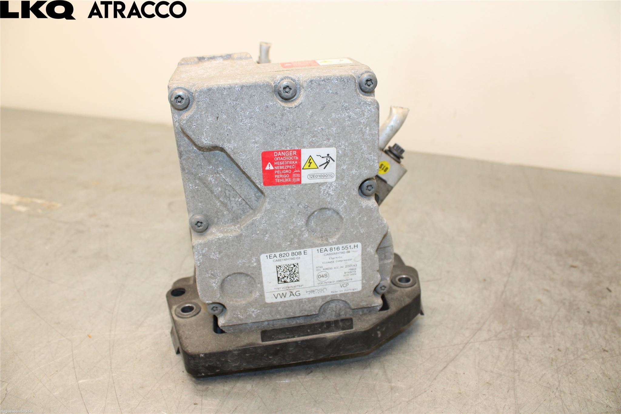 Volkswagen VW ID.3 21- Varme Ac Kompressor