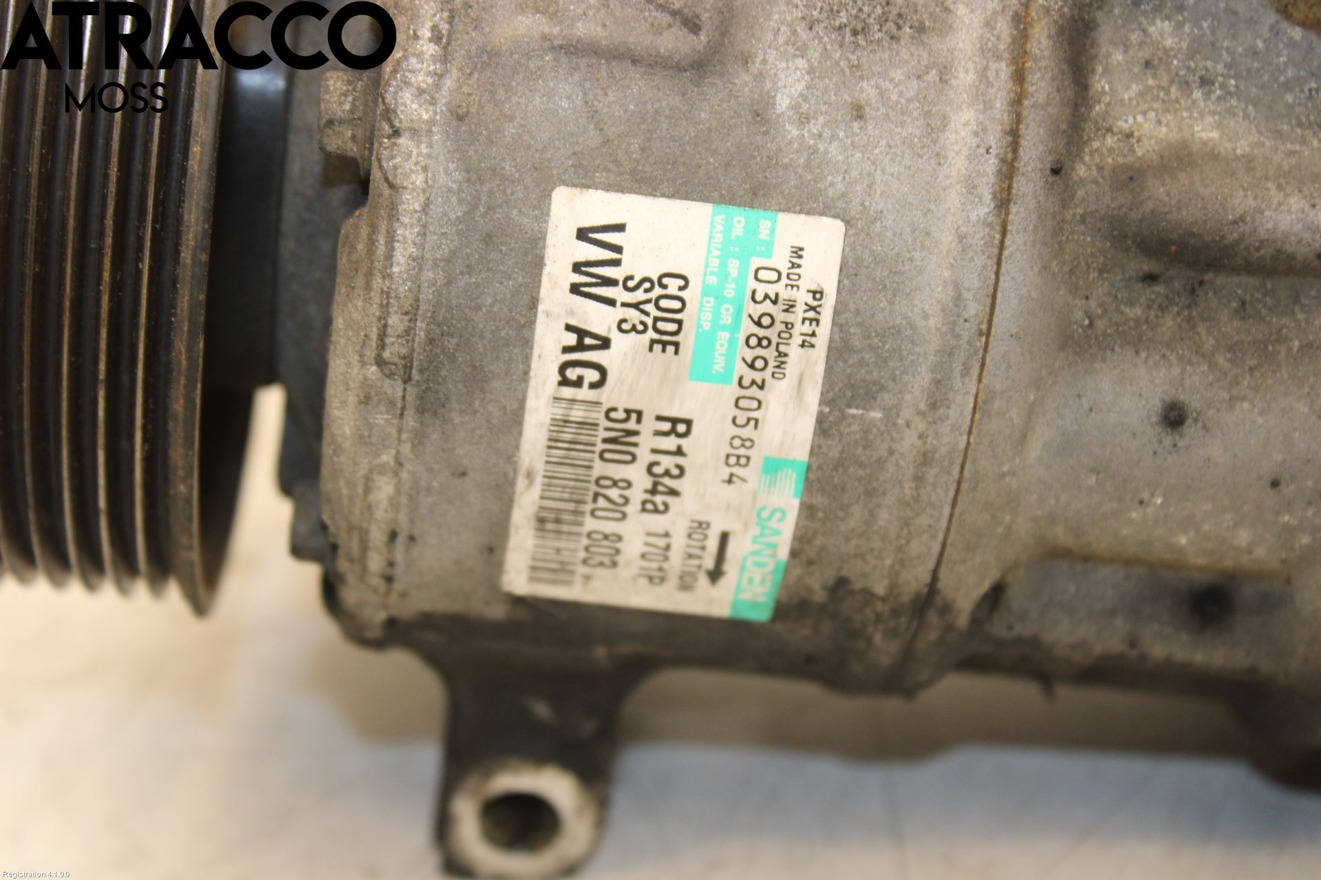 Volkswagen VW TIGUAN 07-16 Varme Ac Kompressor