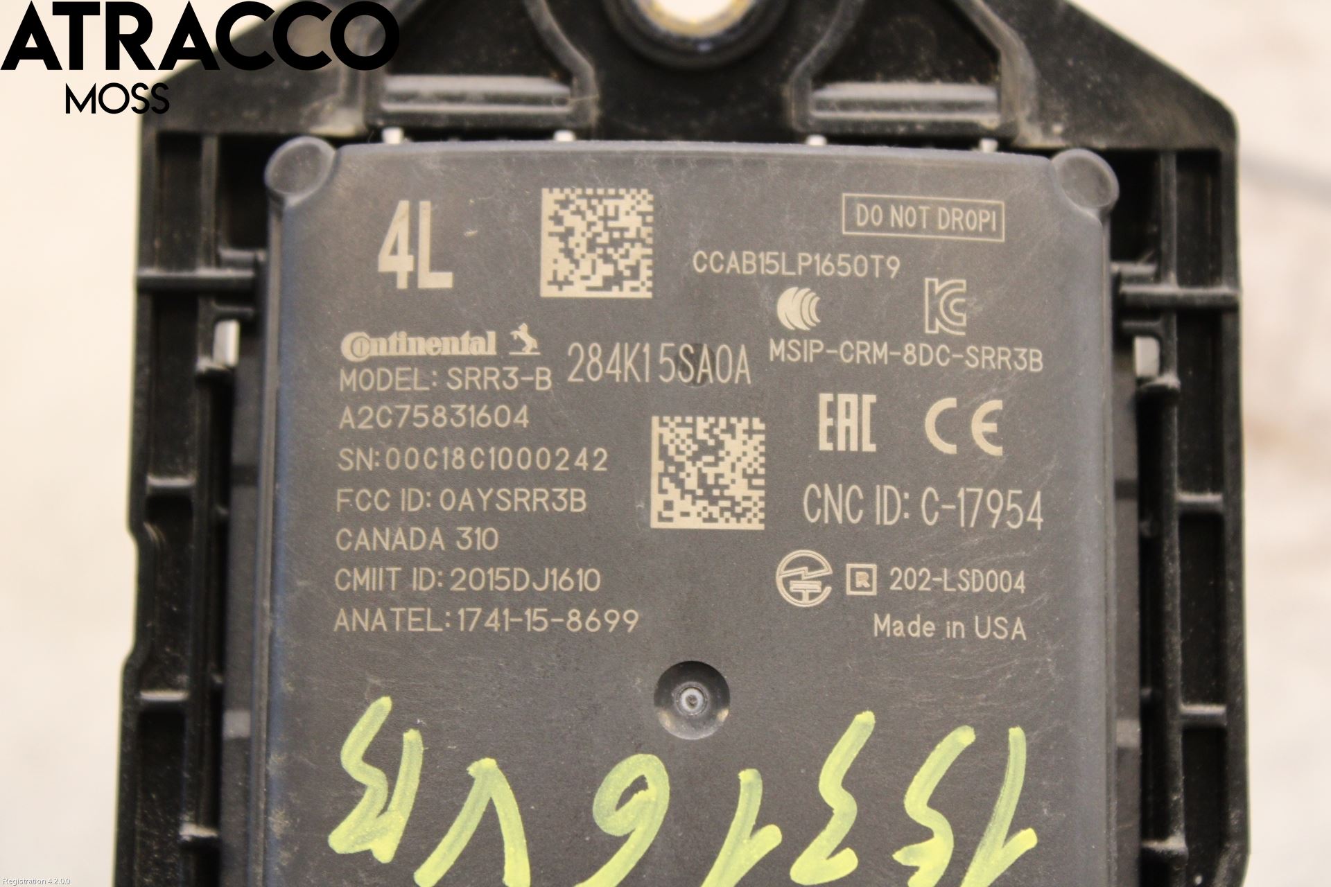 Nissan LEAF 18- Sensor Kollisjonsbeskyttelse