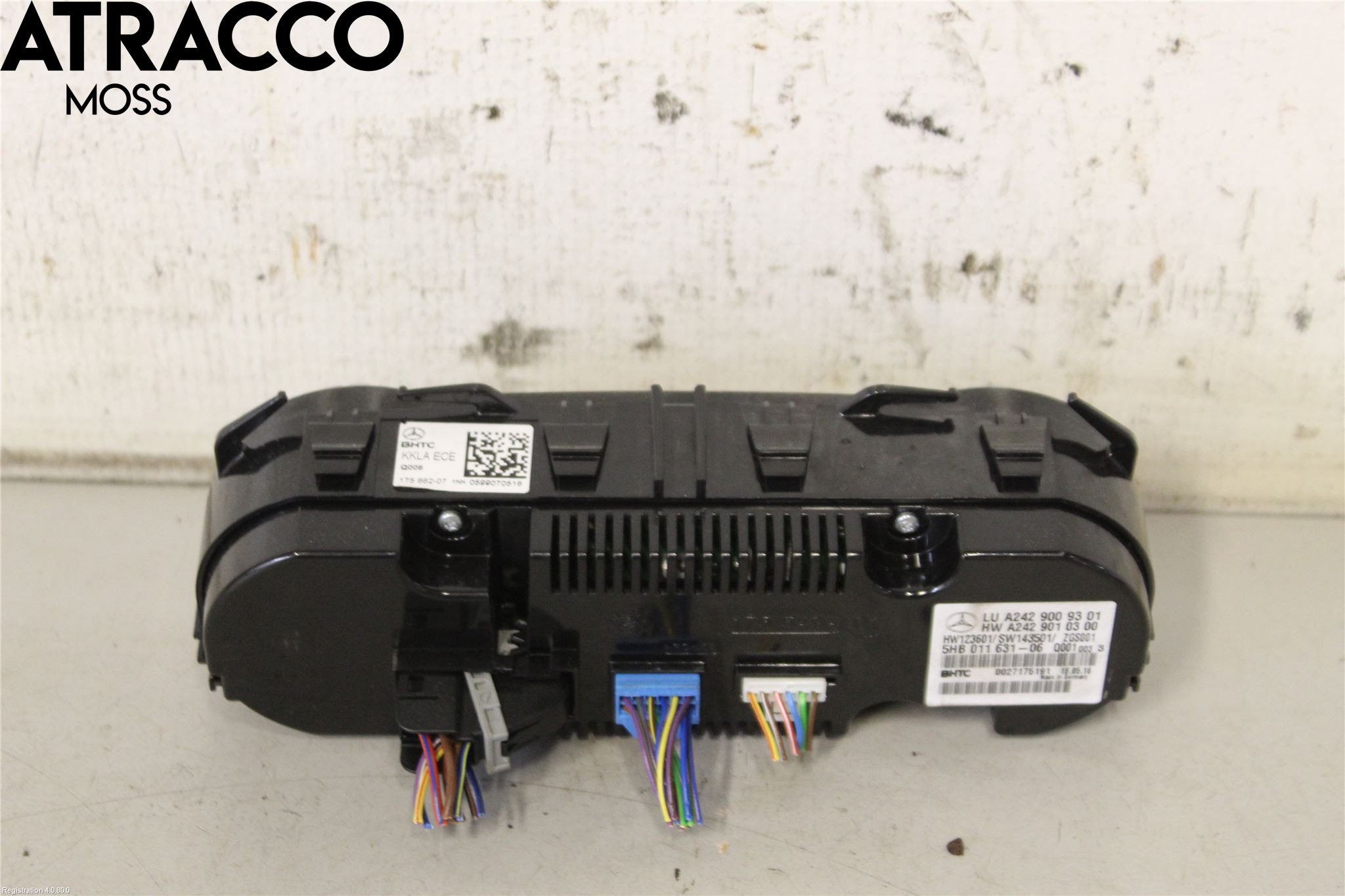 Mercedes-Benz MB B-KLASS (W246/W242) 12-19 Varme Ac Betjening-Display