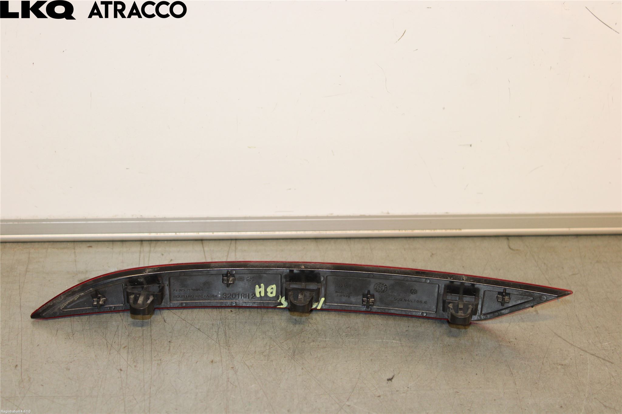 Volkswagen VW GOLF / E-GOLF VII 13-20 Refleks Bak