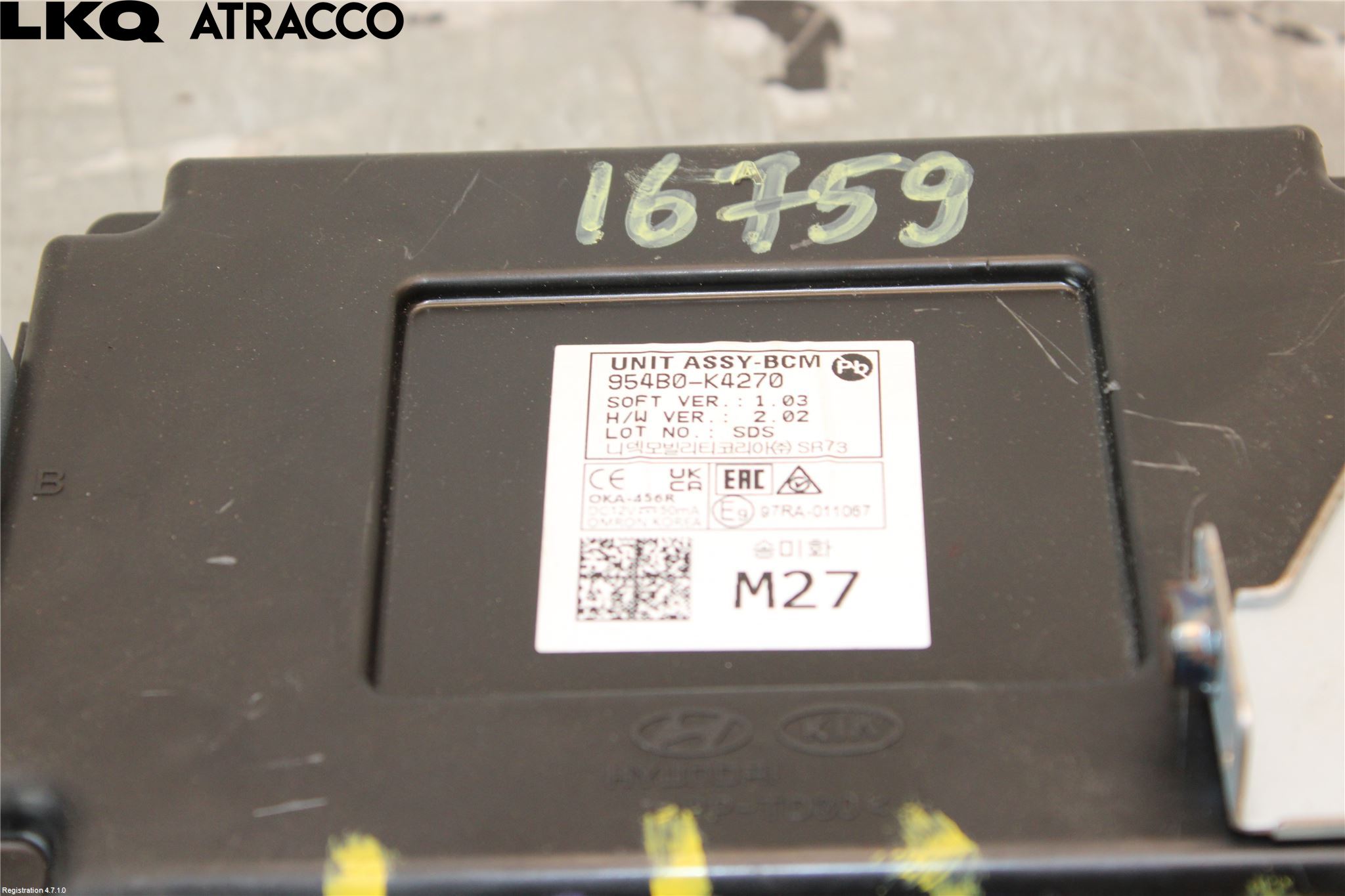 Hyundai KONA/ELECTRIC SX2 23- Styreenhet Øvrig