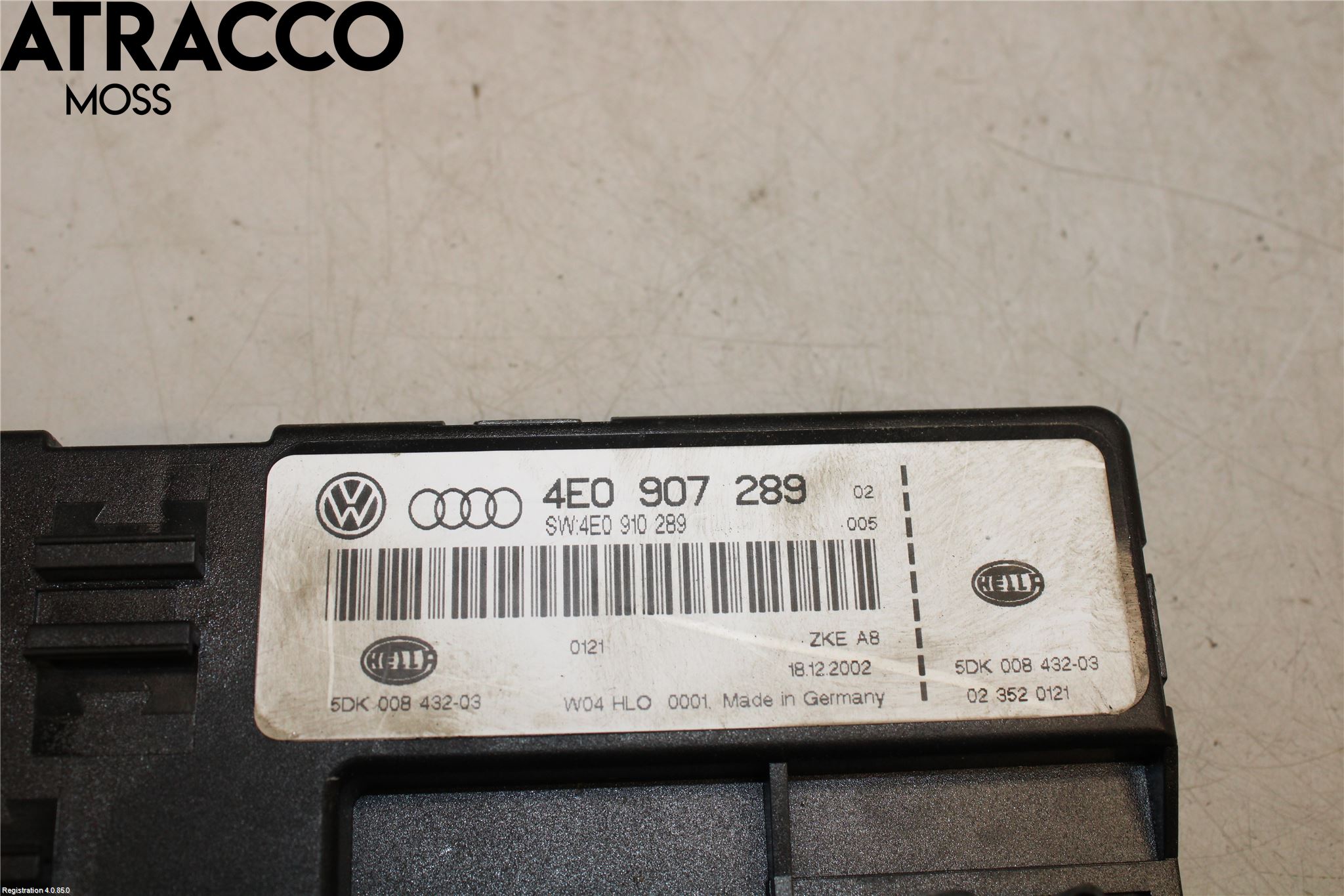 Audi A8/S8 4D 94-02 Styreenhet Klima