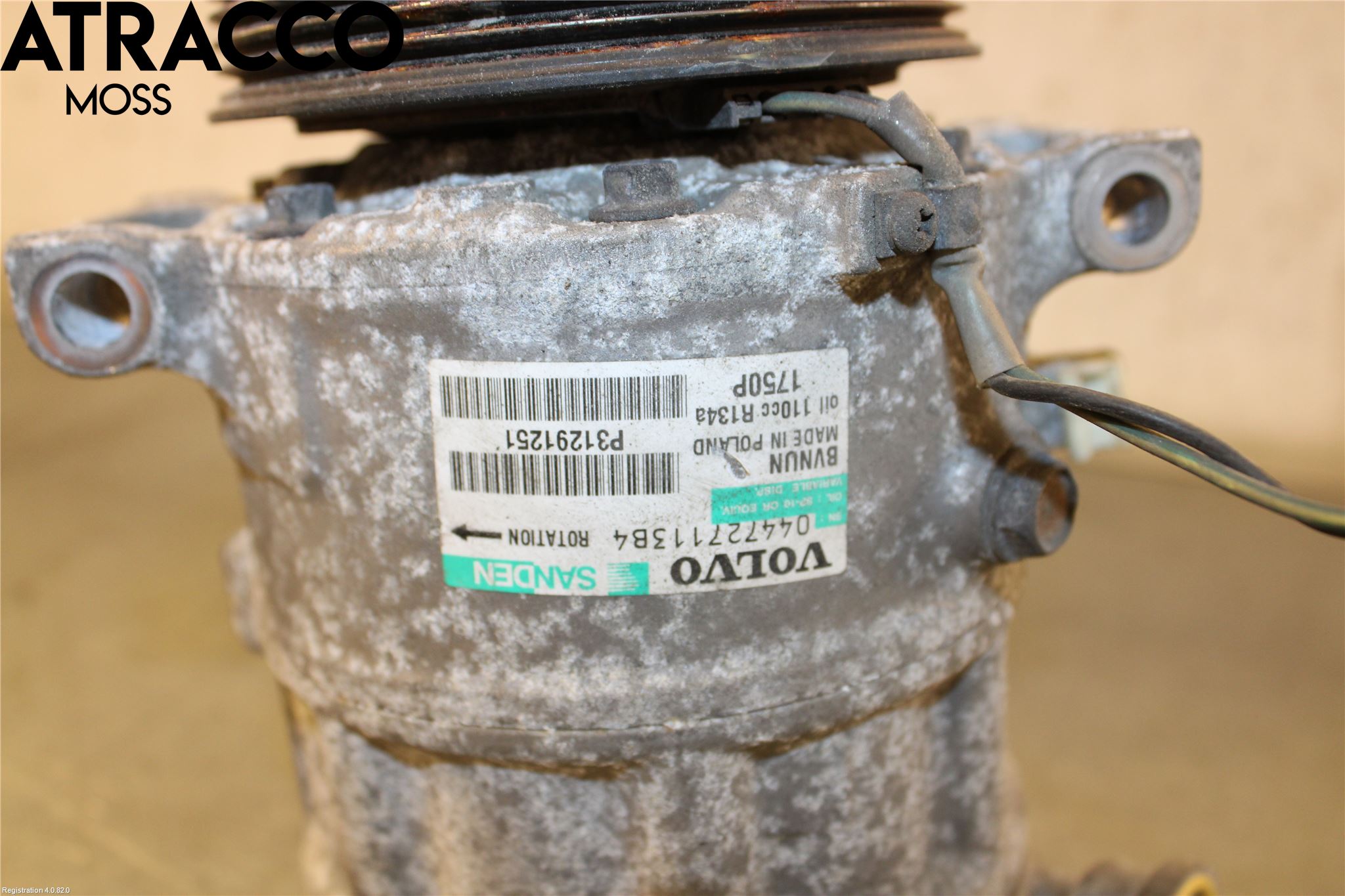 Volvo V40 CROSS COUNTRY 13-19 Varme Ac Kompressor