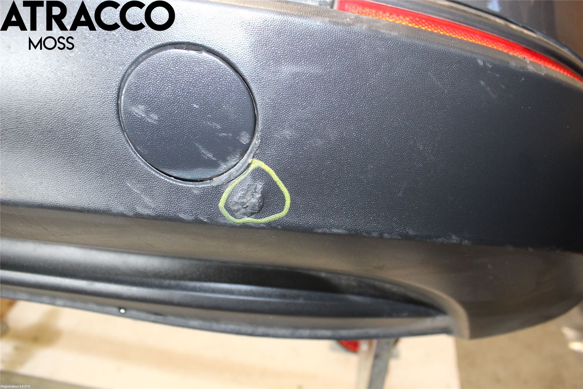 Volkswagen VW TIGUAN 07-16 Støtfanger Bak