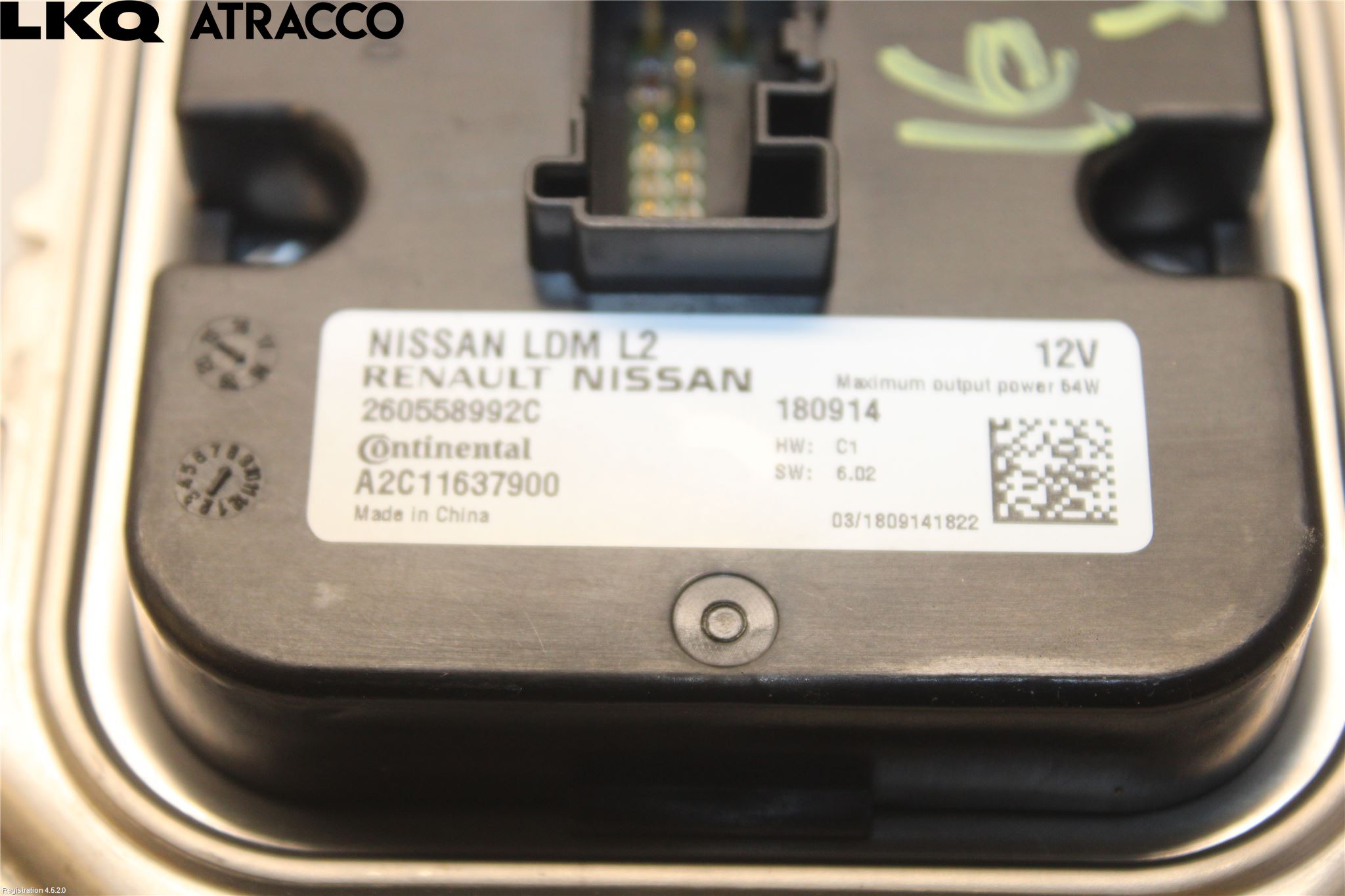 Nissan LEAF 18- Styreenhet Xenon