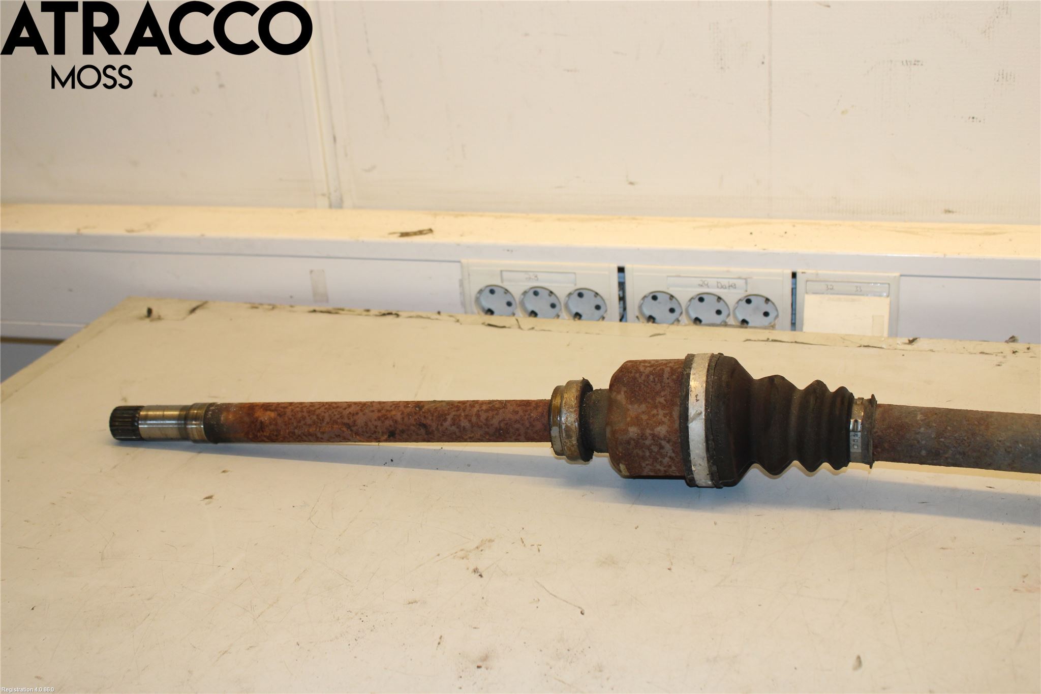 Peugeot 3008 09-16 Drivaksel Foran Kompl Høyre