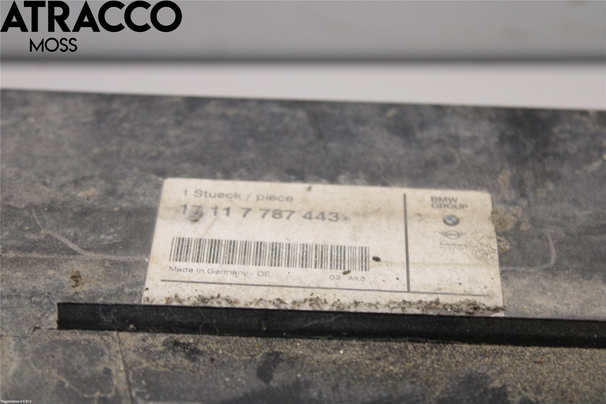 BMW 5 E60/61 Sed/Tou 02-10 Radiator Feste - Ramme - Bjelk