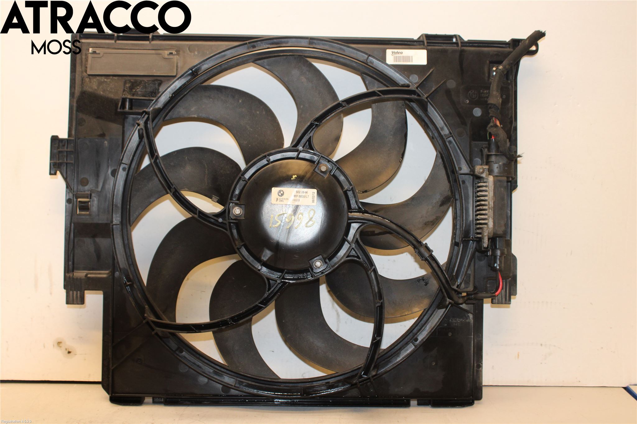 BMW 1 F20/F21 11-19 Kjølevifte Elektrisk