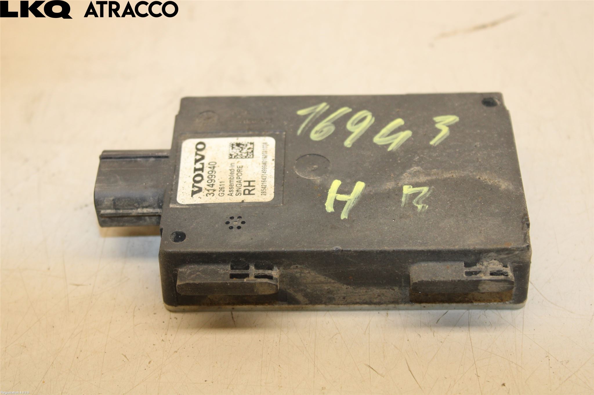 Volvo S90 17->> Sensor Kollisjonsbeskyttelse