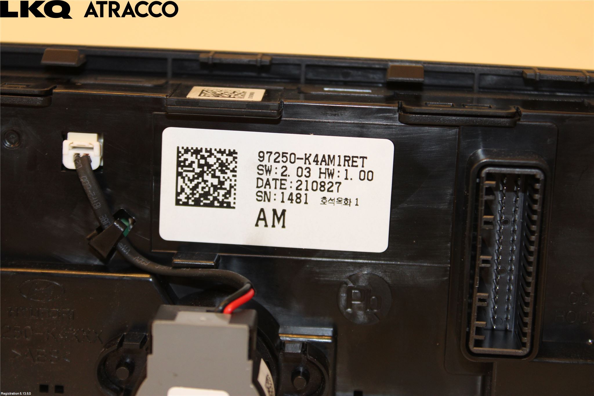 Hyundai KONA/ELECTRIC OS 18-23 Varme Ac Betjening-Display