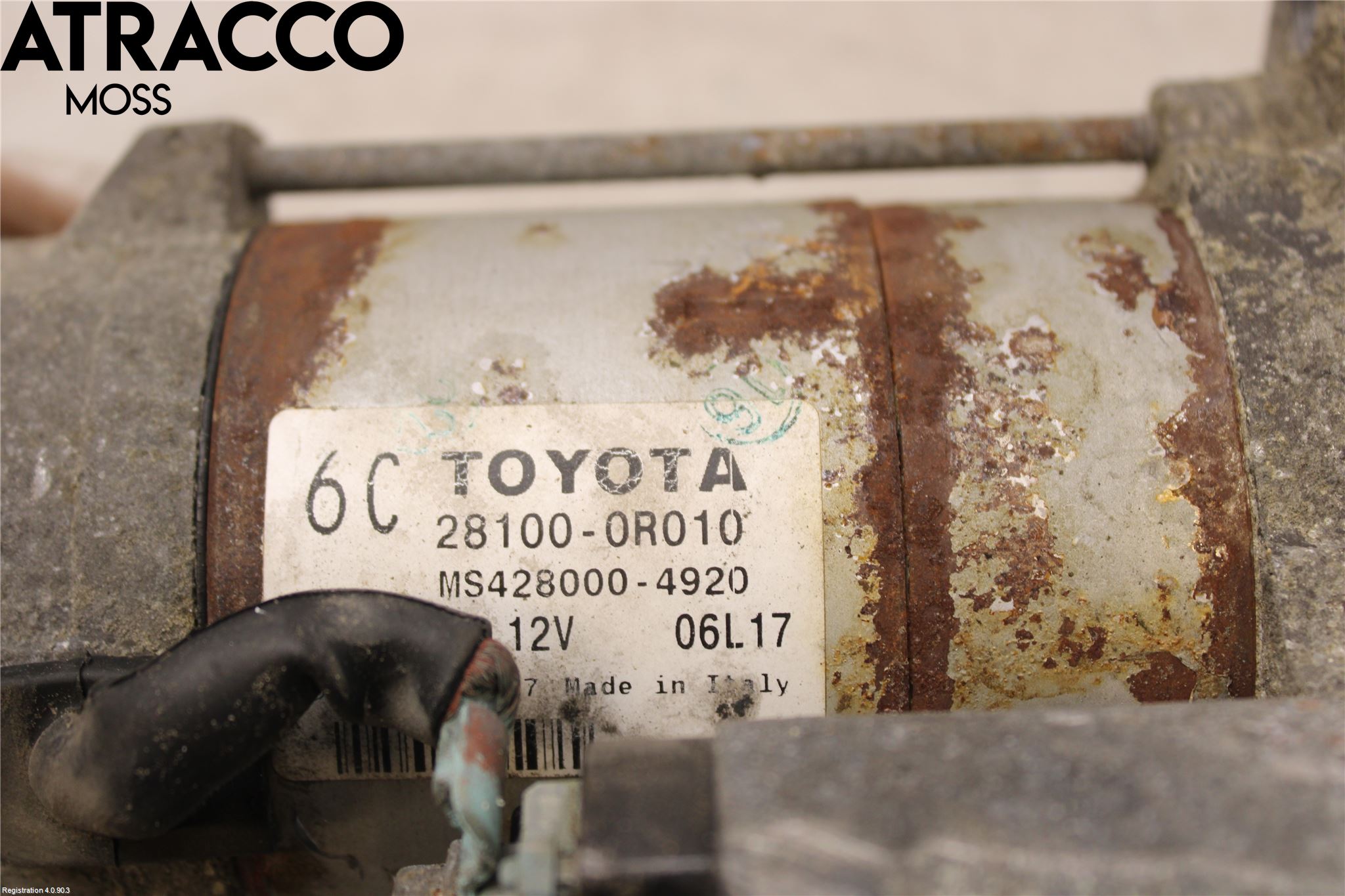 Toyota RAV 4 06-12 Startmotor Diesel