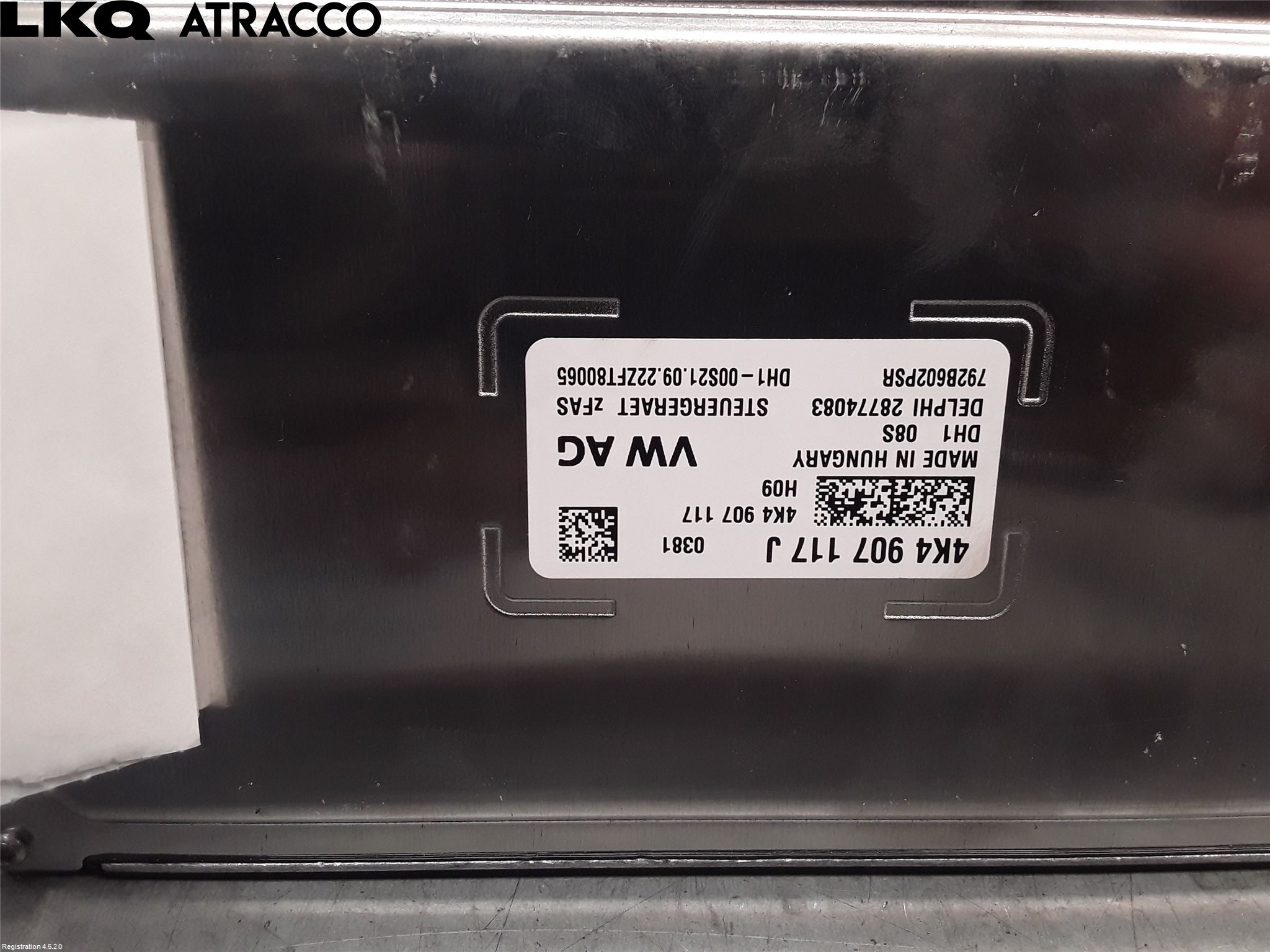 Audi E-TRON, S GE 19- Styreenhet Øvrig