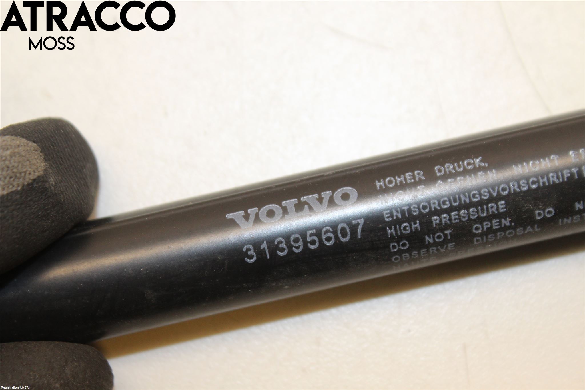 Volvo V40 12-19 Bakluke Demper-Gassfjær