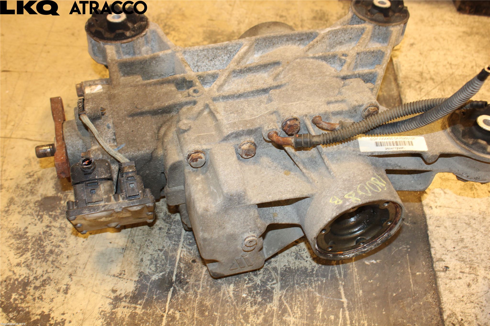 Volkswagen VW TIGUAN 07-16 Bakaksel Kardang Bak -Diff