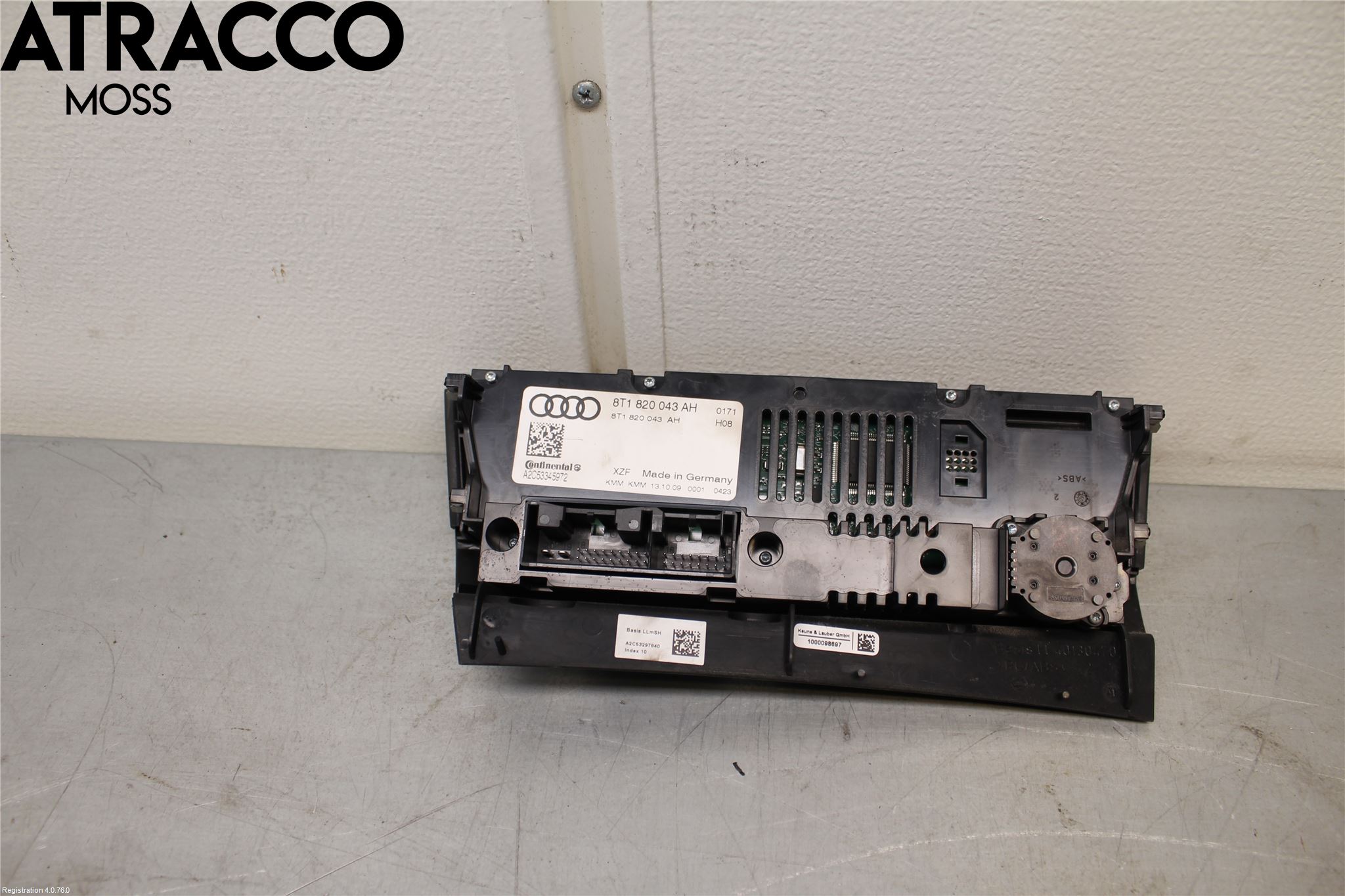 Audi A4/S4 08-11 Varme Ac Betjening-Display