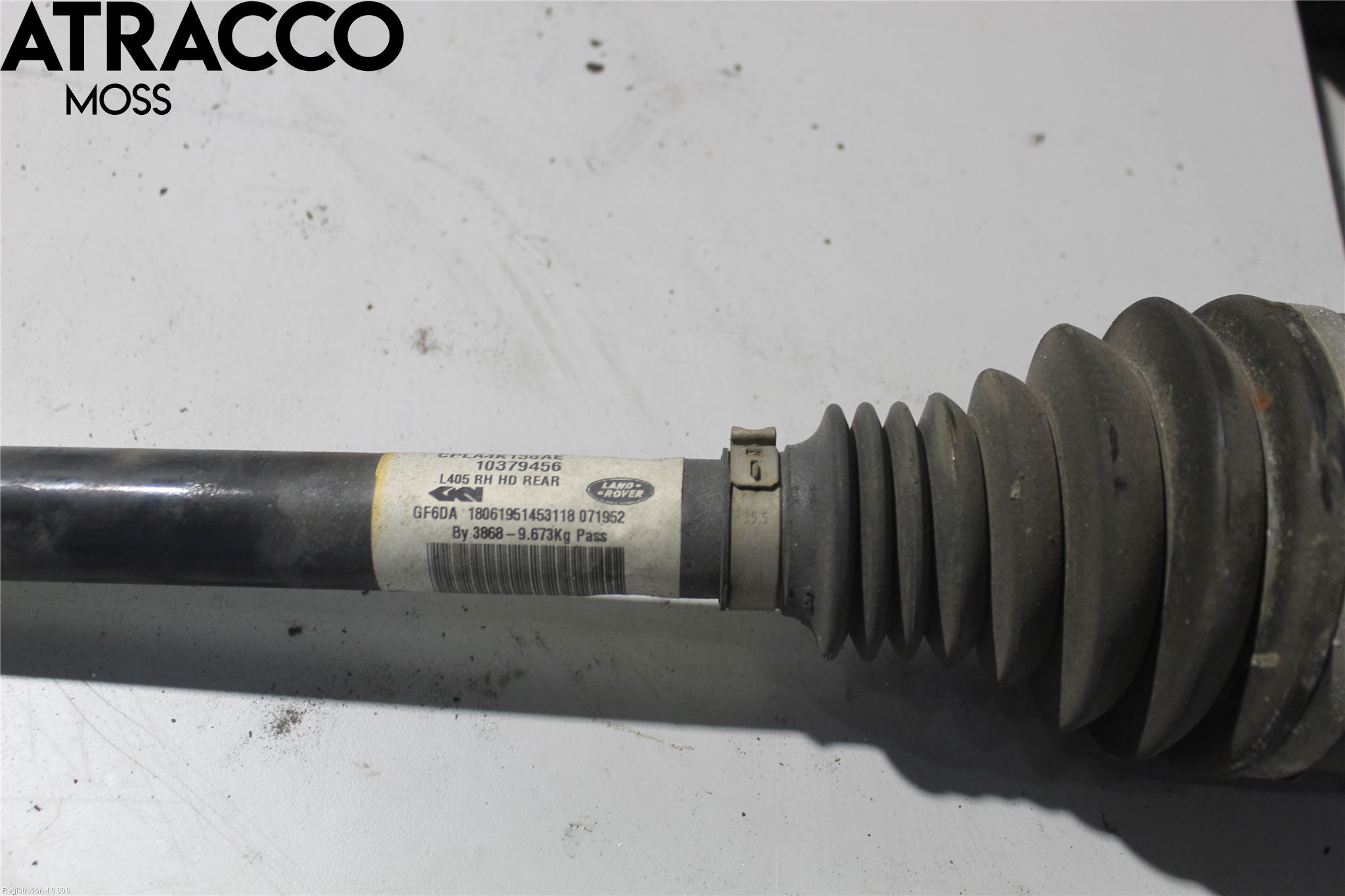 Landrover RANGE ROVER SPORT (L494) 14-22 Drivaksel Bak Kompl Høyre