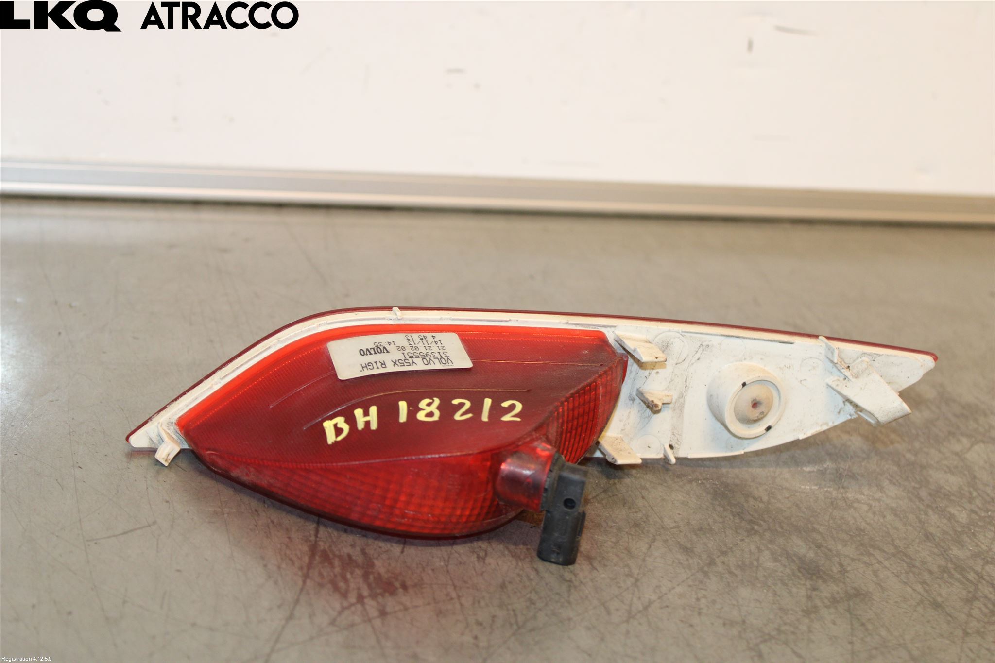 Volvo V40 12-19 Baklykt Ryggelys-Tåkelys