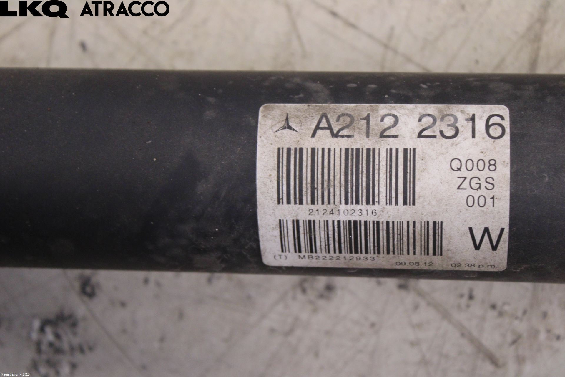 Mercedes-Benz MB E-KLASS (W212) 09-16 Mellomaksel Kompl