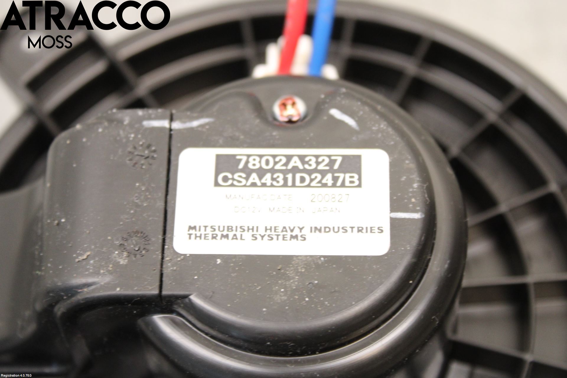 Mitsubishi OUTLANDER 13-21 Varmeapparat Viftemotor