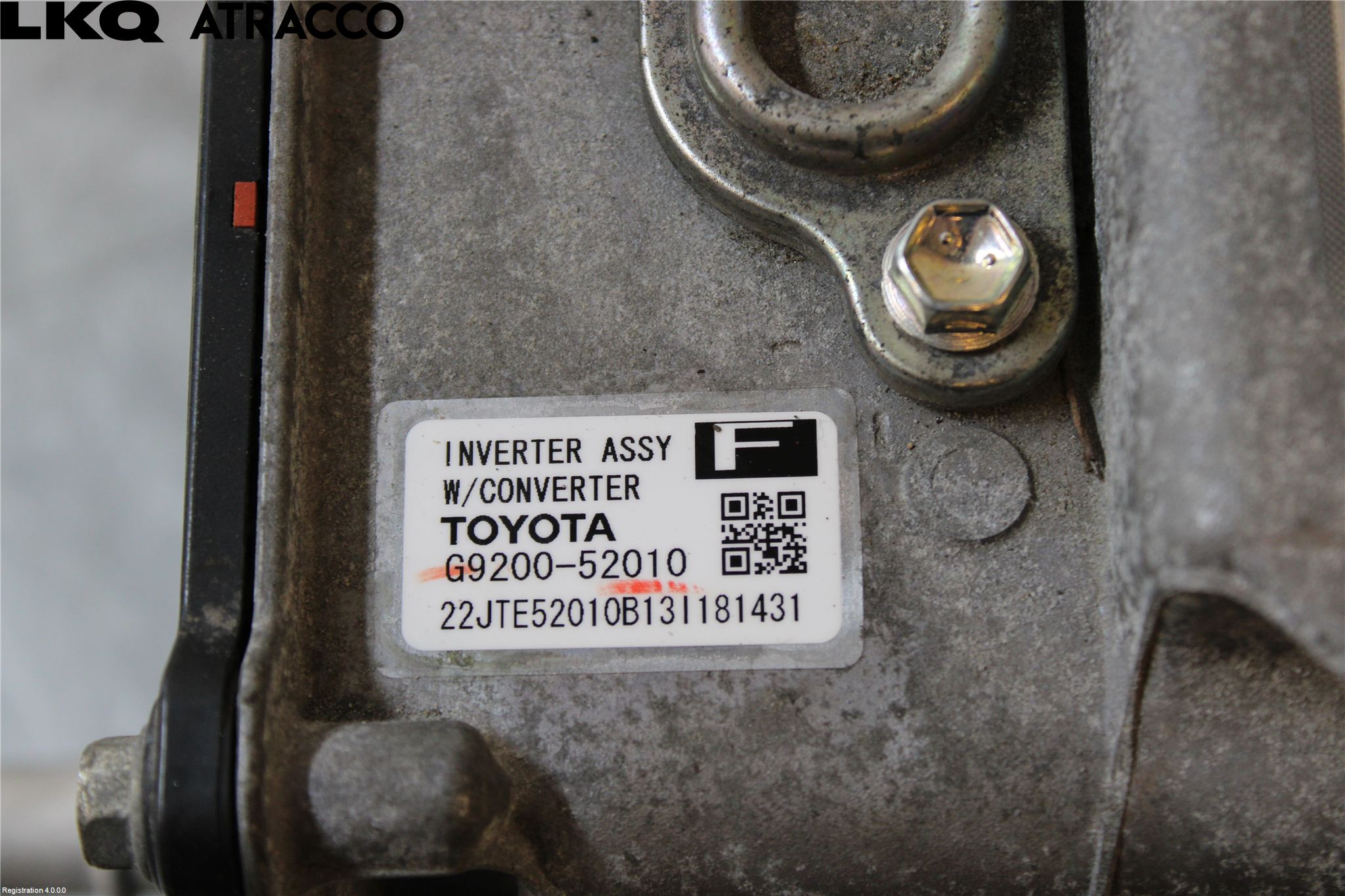Toyota YARIS XP130 12-14 Inverter Hybrid