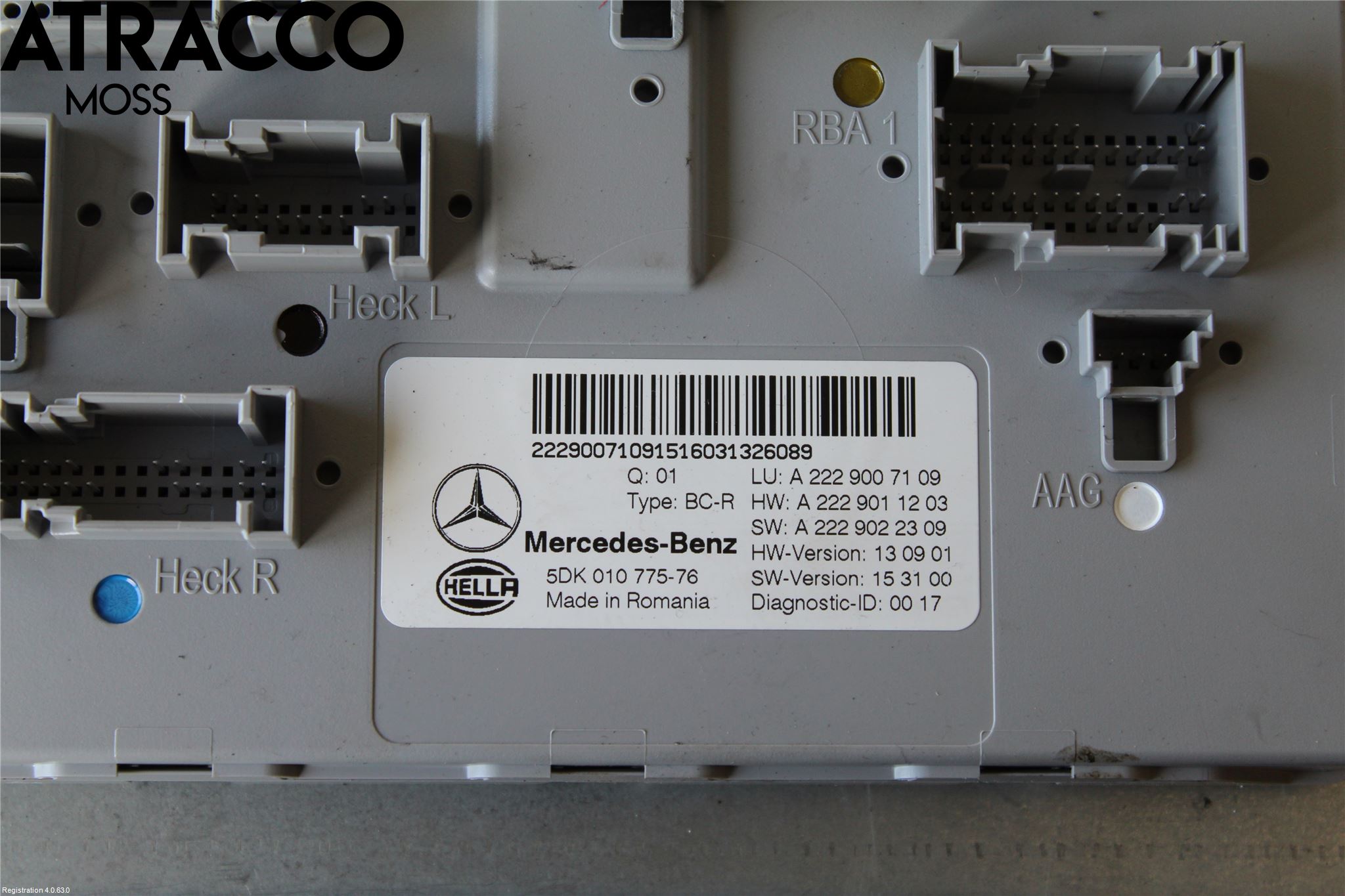 Mercedes-Benz MB C-KLASS (W205) 14-21 Styreenhet Øvrig