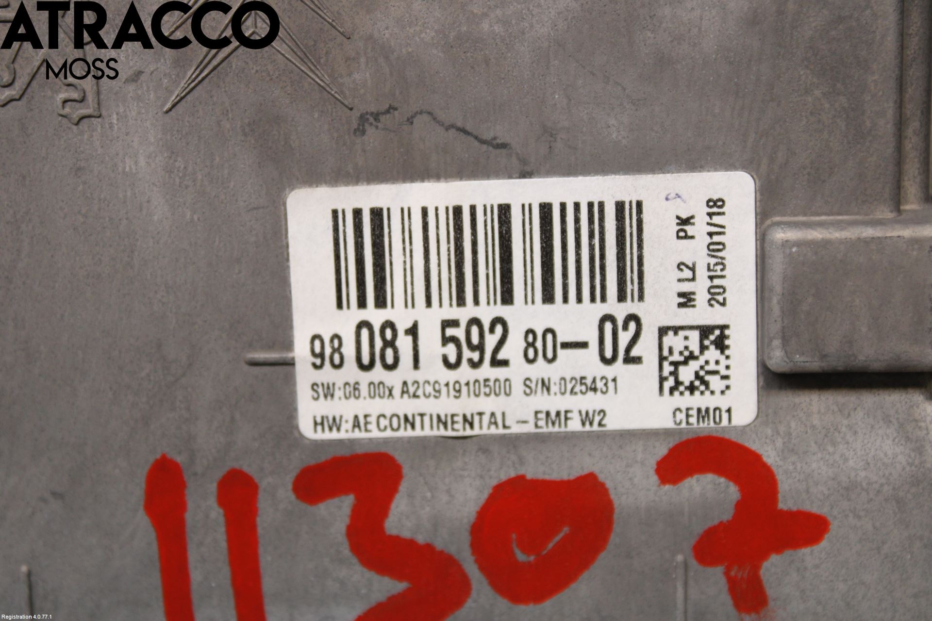 Peugeot 508 11-18 Multifunktionsdisplay