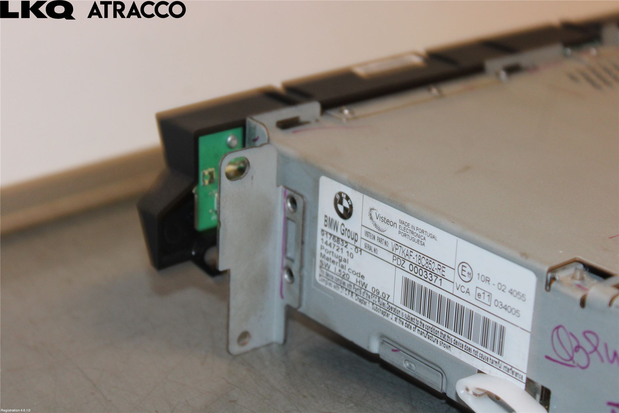 BMW 5 E60/61 Sed/Tou 02-10 Stereo Radio Med Cd