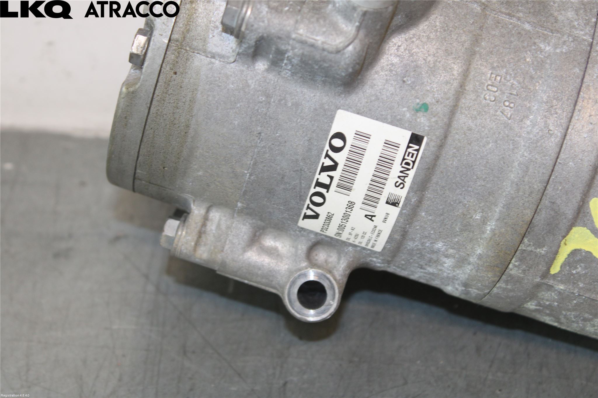 Volvo XC90/RECHARGE 16- Varme Ac Kompressor