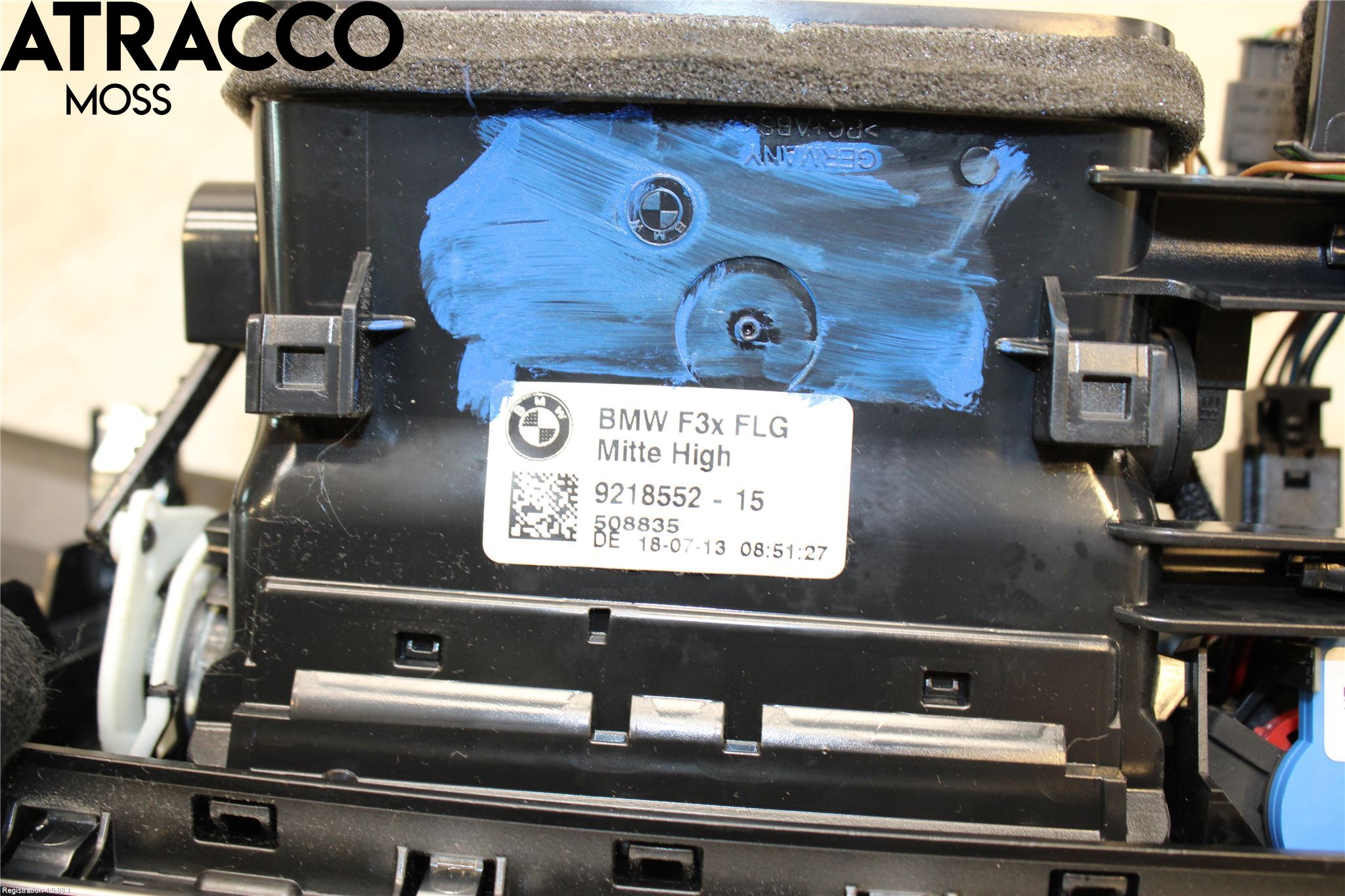 BMW 3 GT F34 13-19 Dashbord Kanal - Dyse